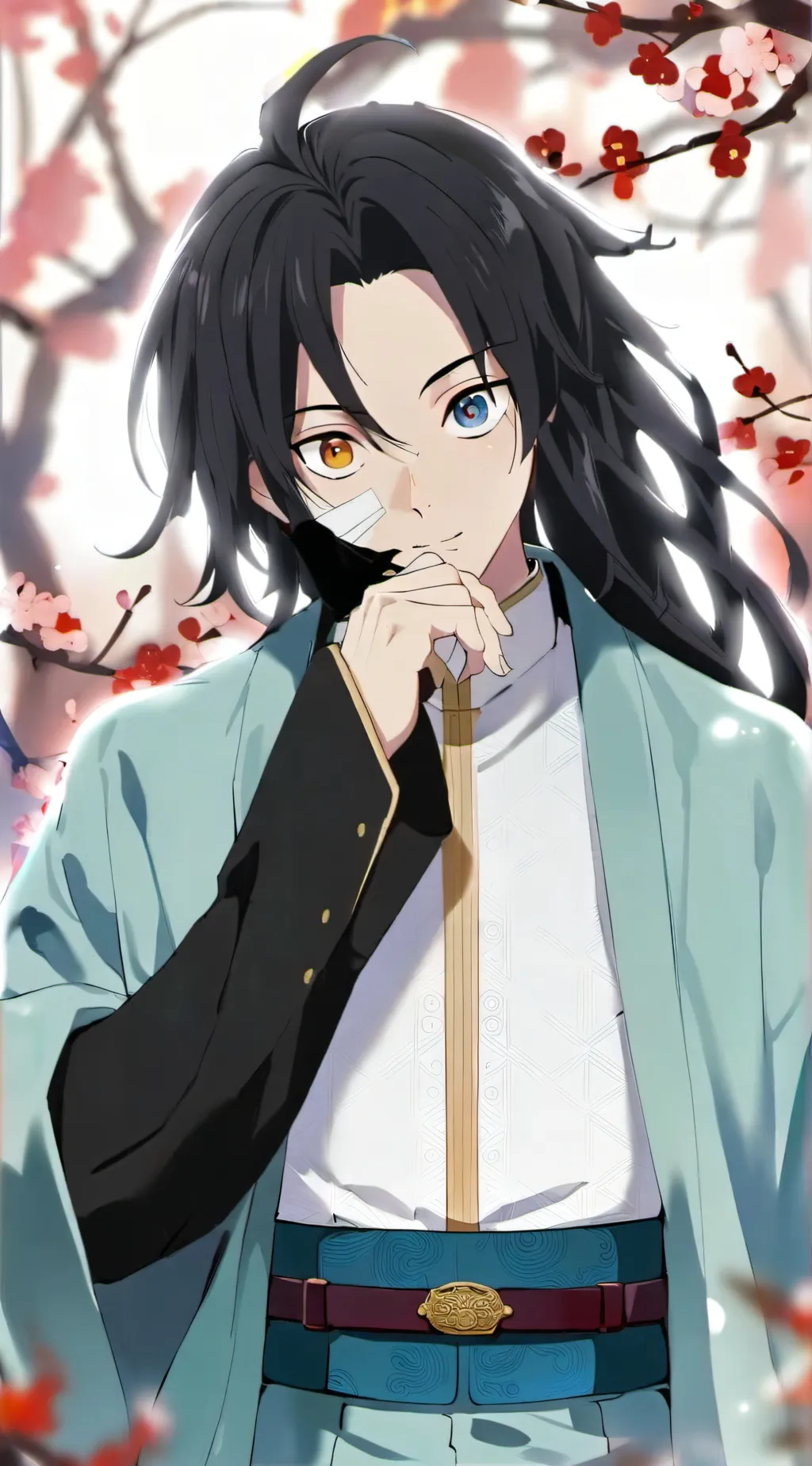 ai character: Iguro Obanai background