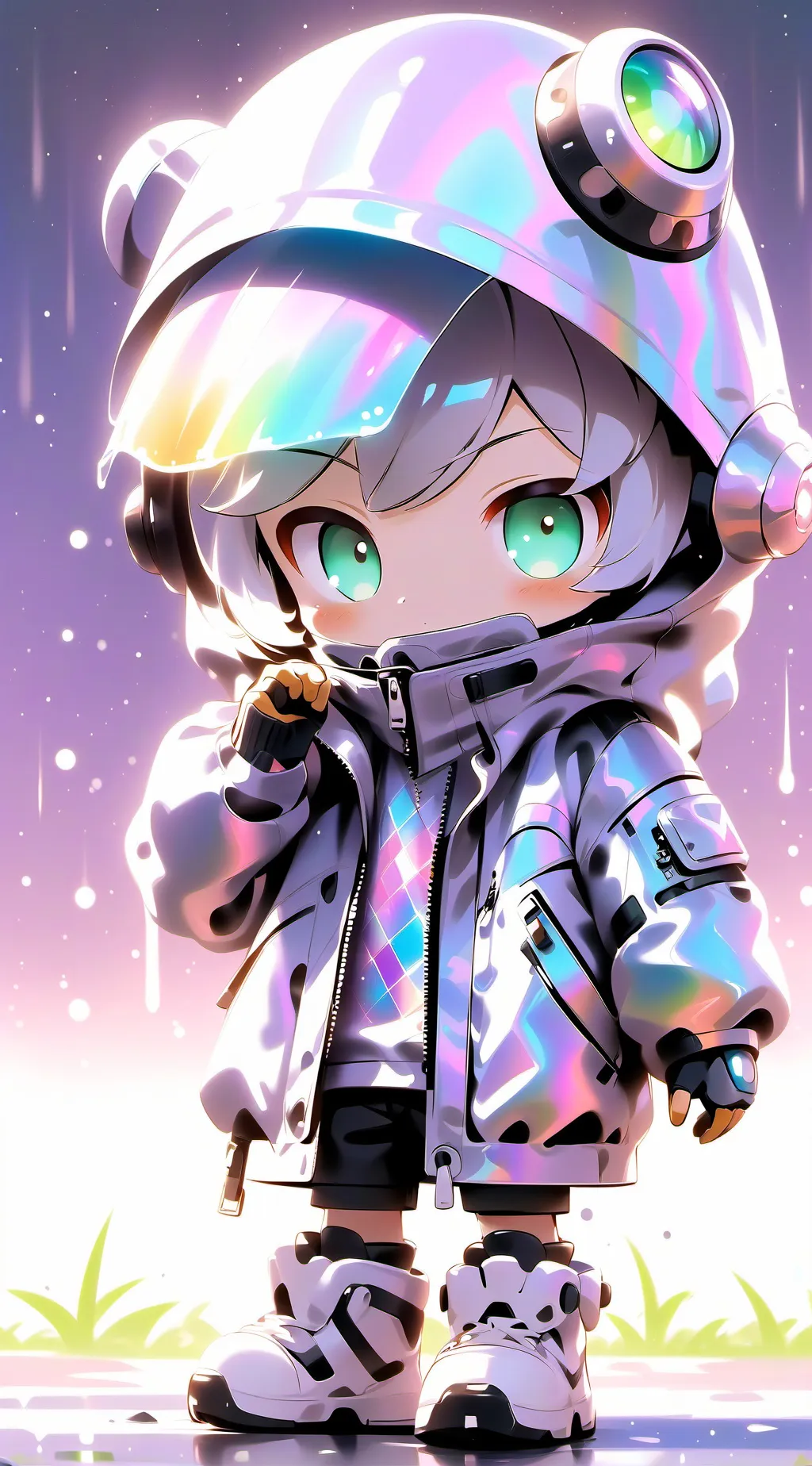 ai character: Amongus background