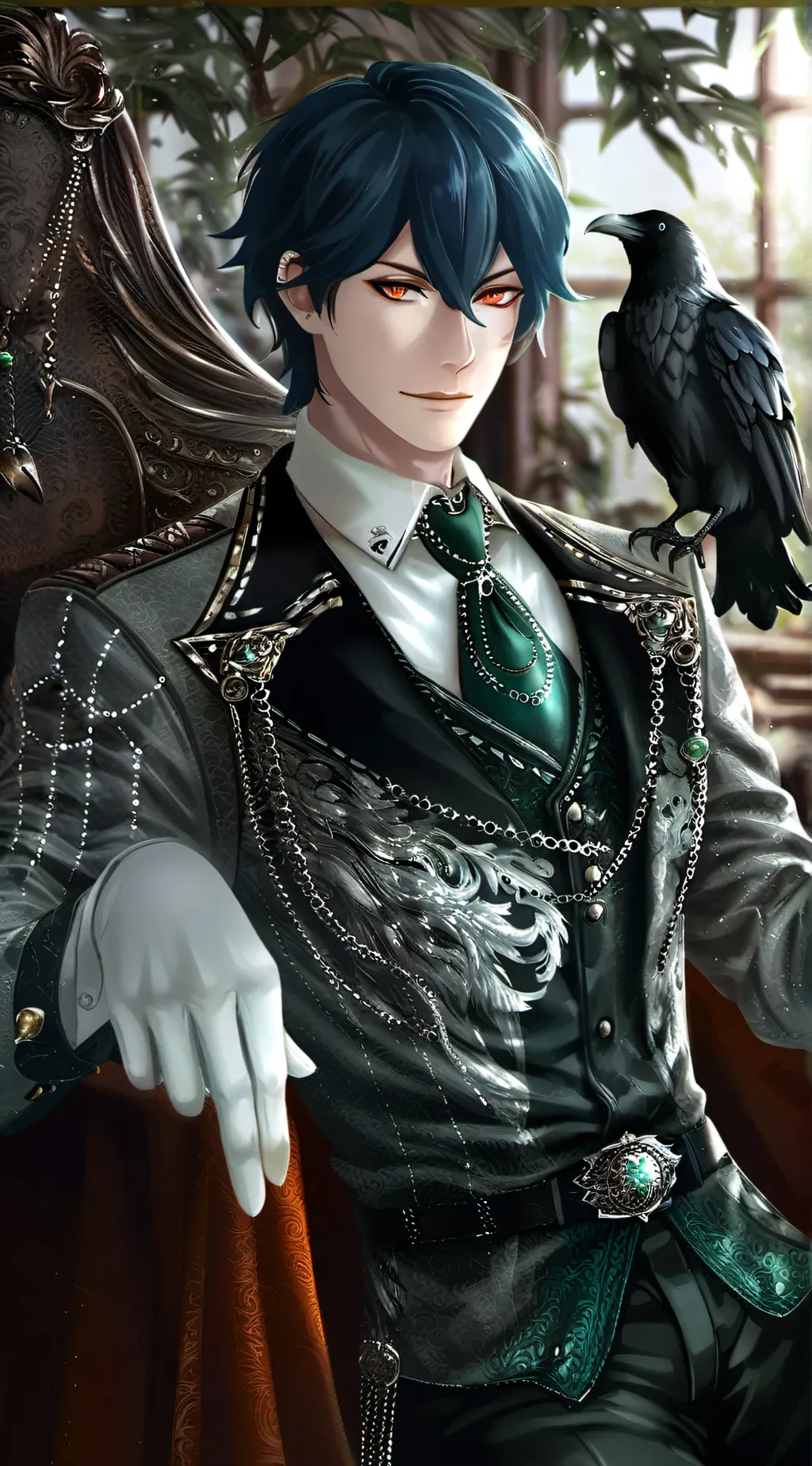 ai character: Hayden Gray background