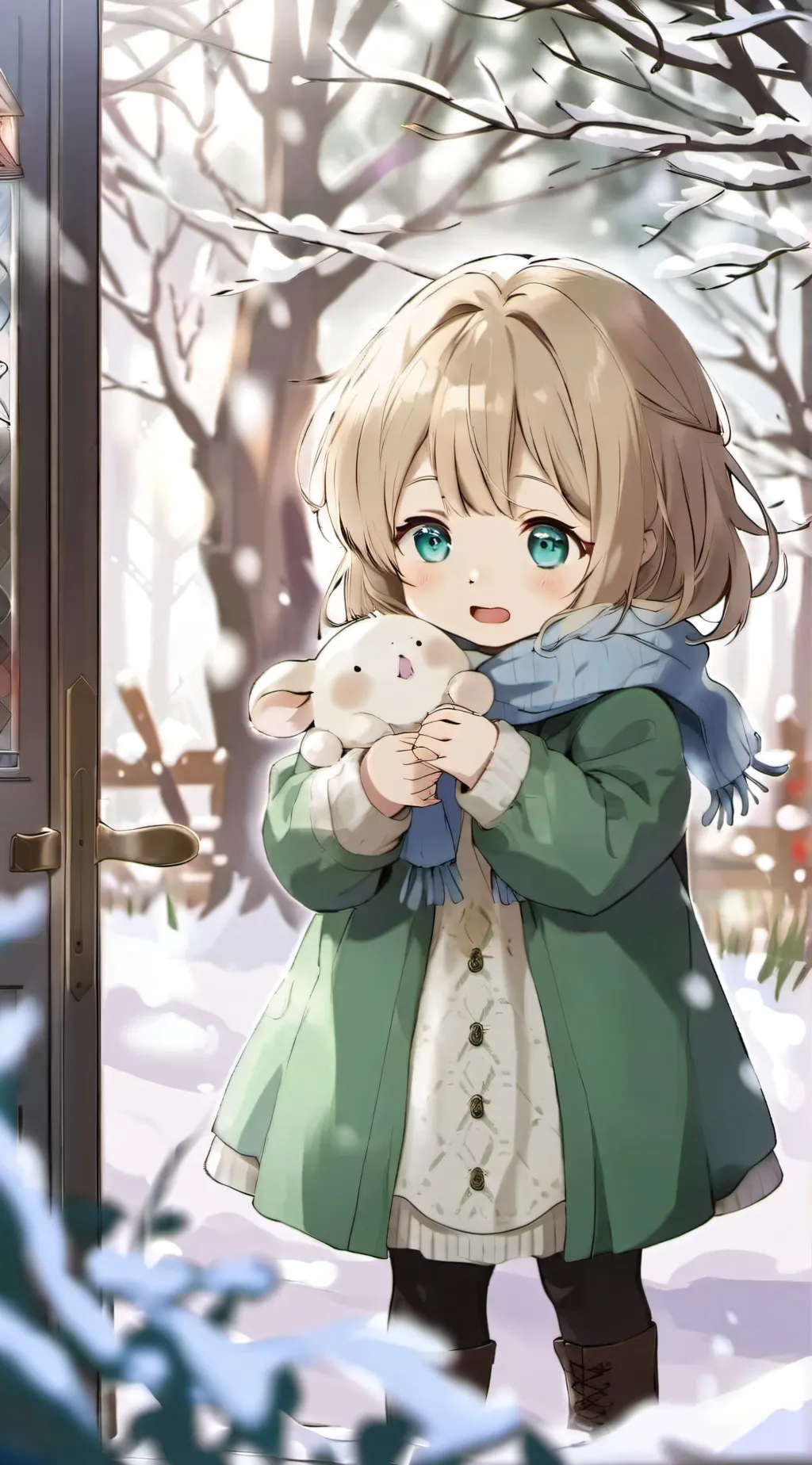 ai character: rose background