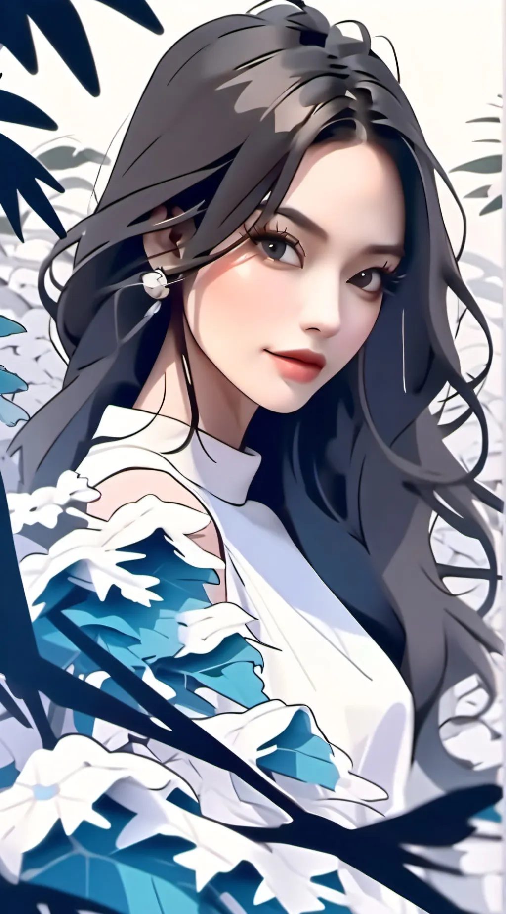 ai character: Luna background