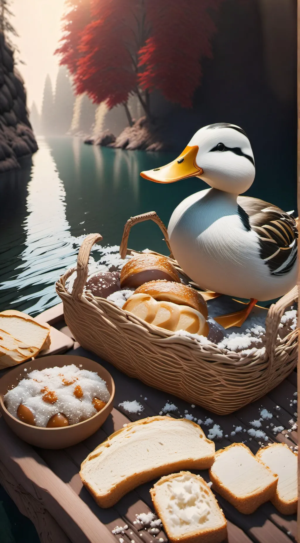 ai character: Ducky🥰🥰 background