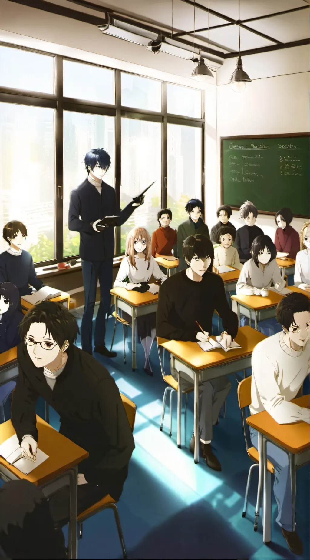 ai character: school background