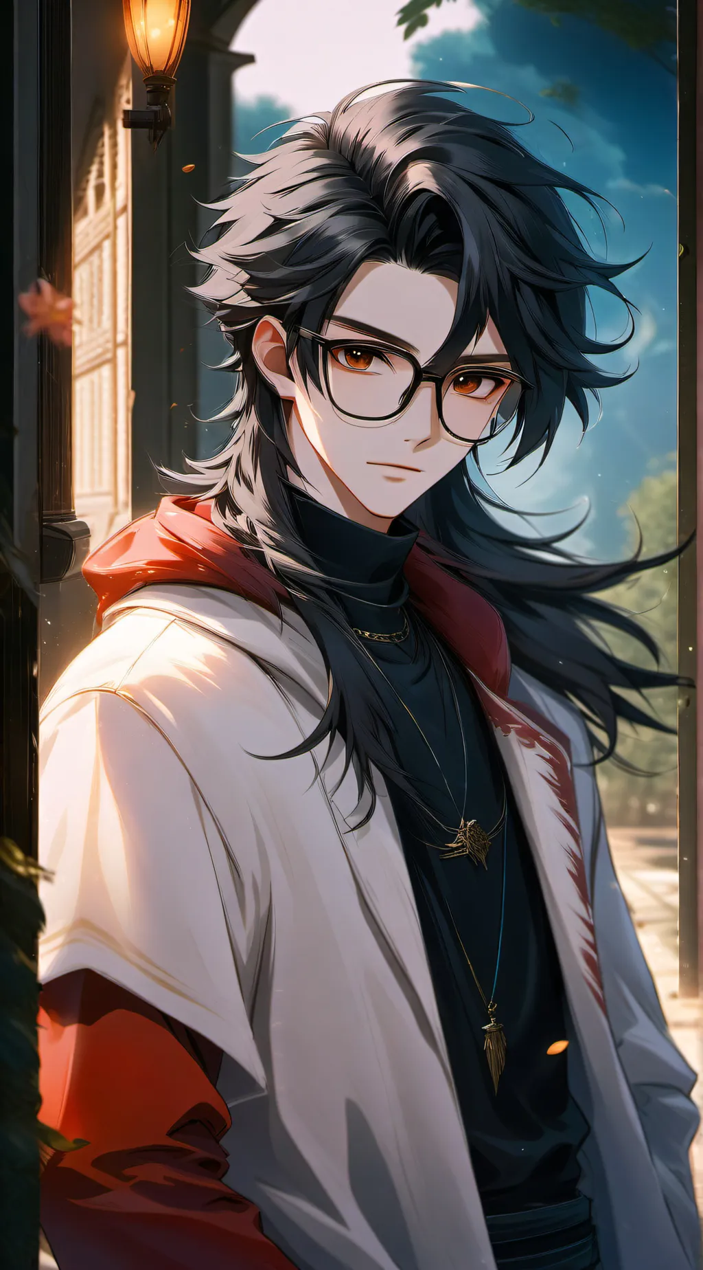 ai character: ~•°☆NOAH☆°•~ background