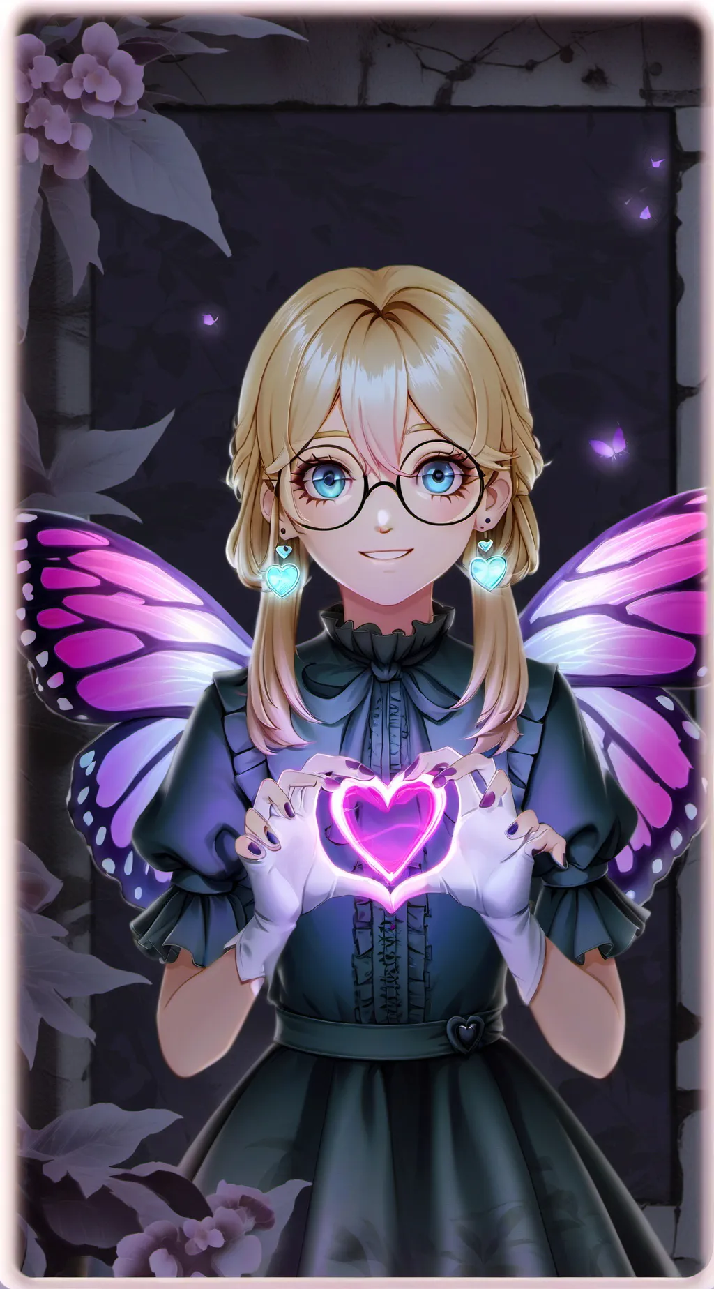 ai character: Luna background