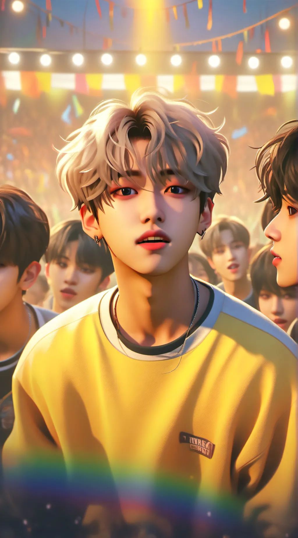 ai character: Lee Felix  background