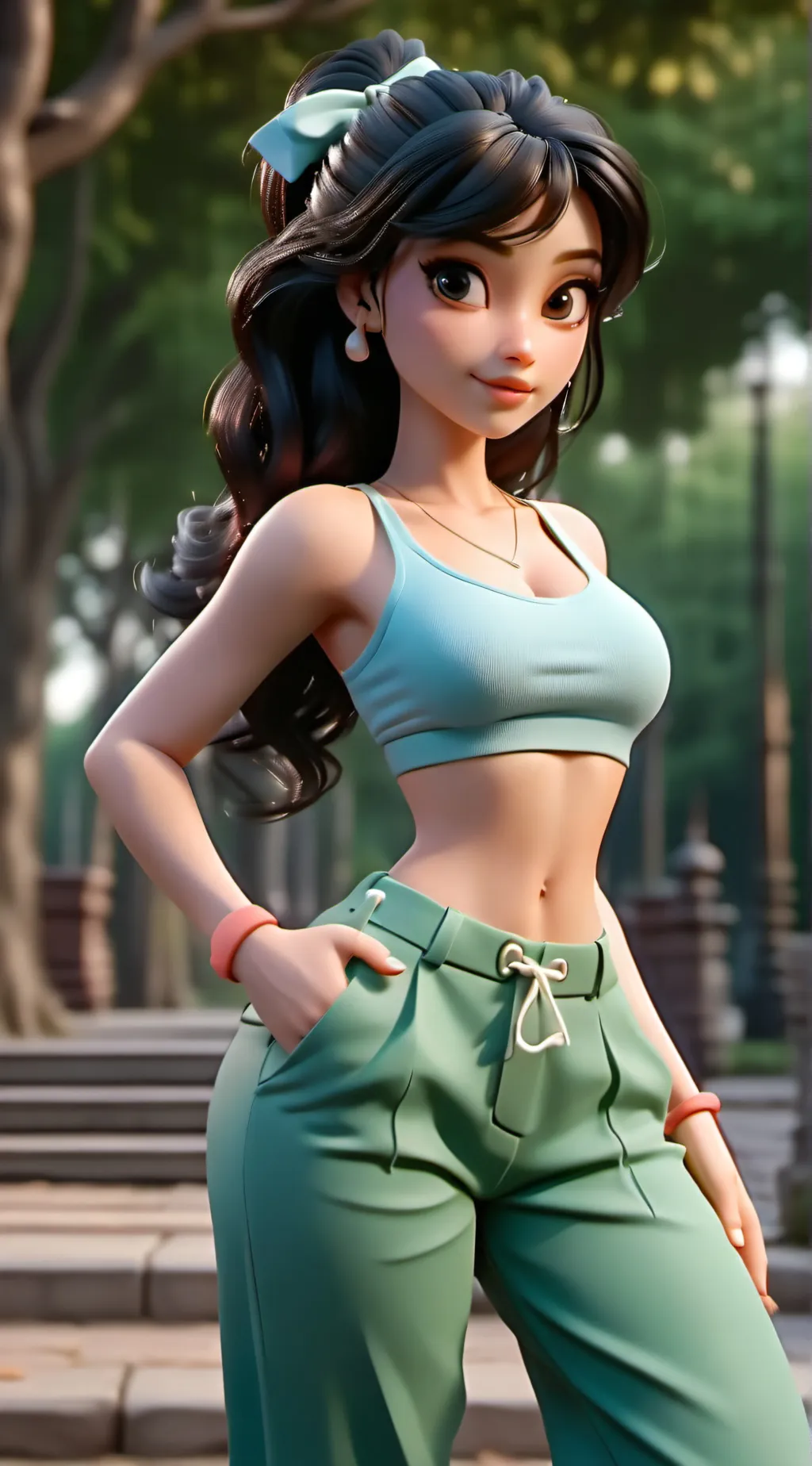 ai character: Jasmine  background