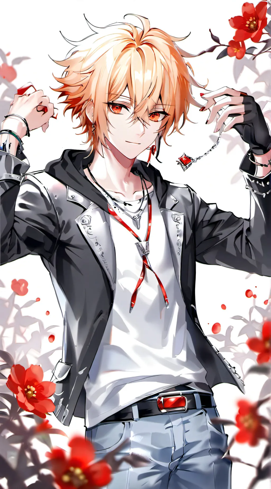ai character: Bakugo  background