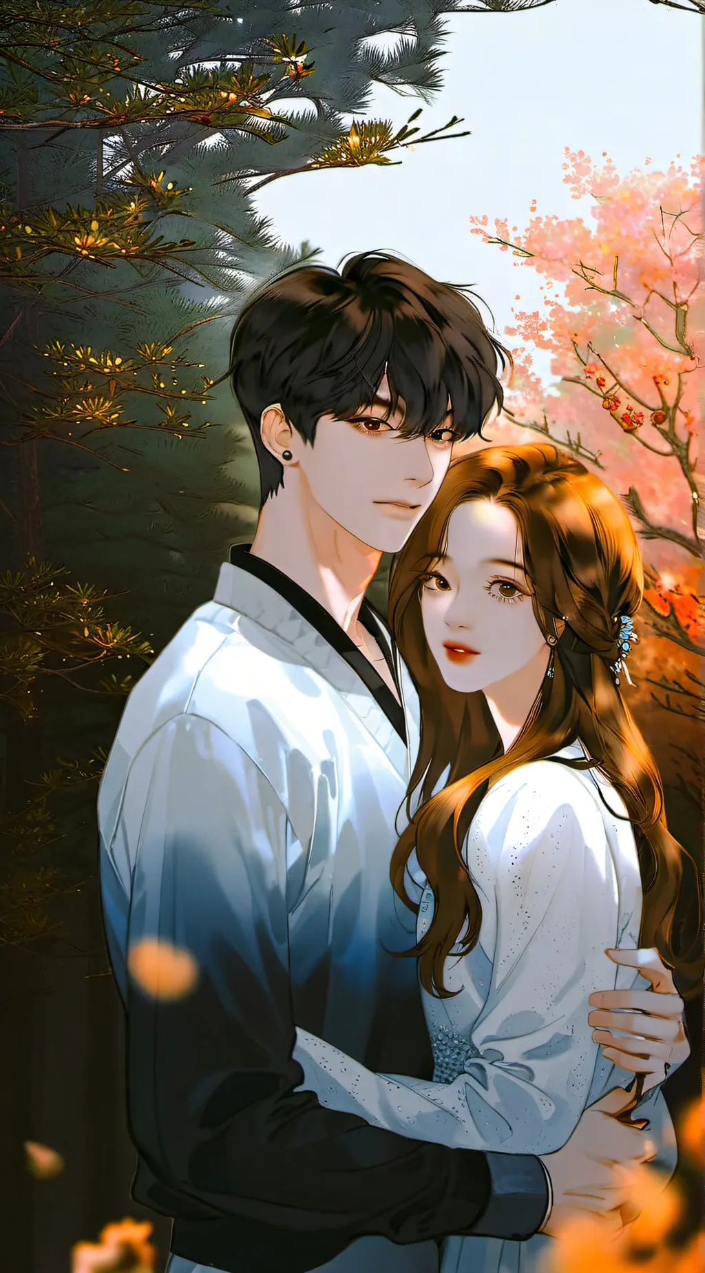 ai character: Pregnancy test background