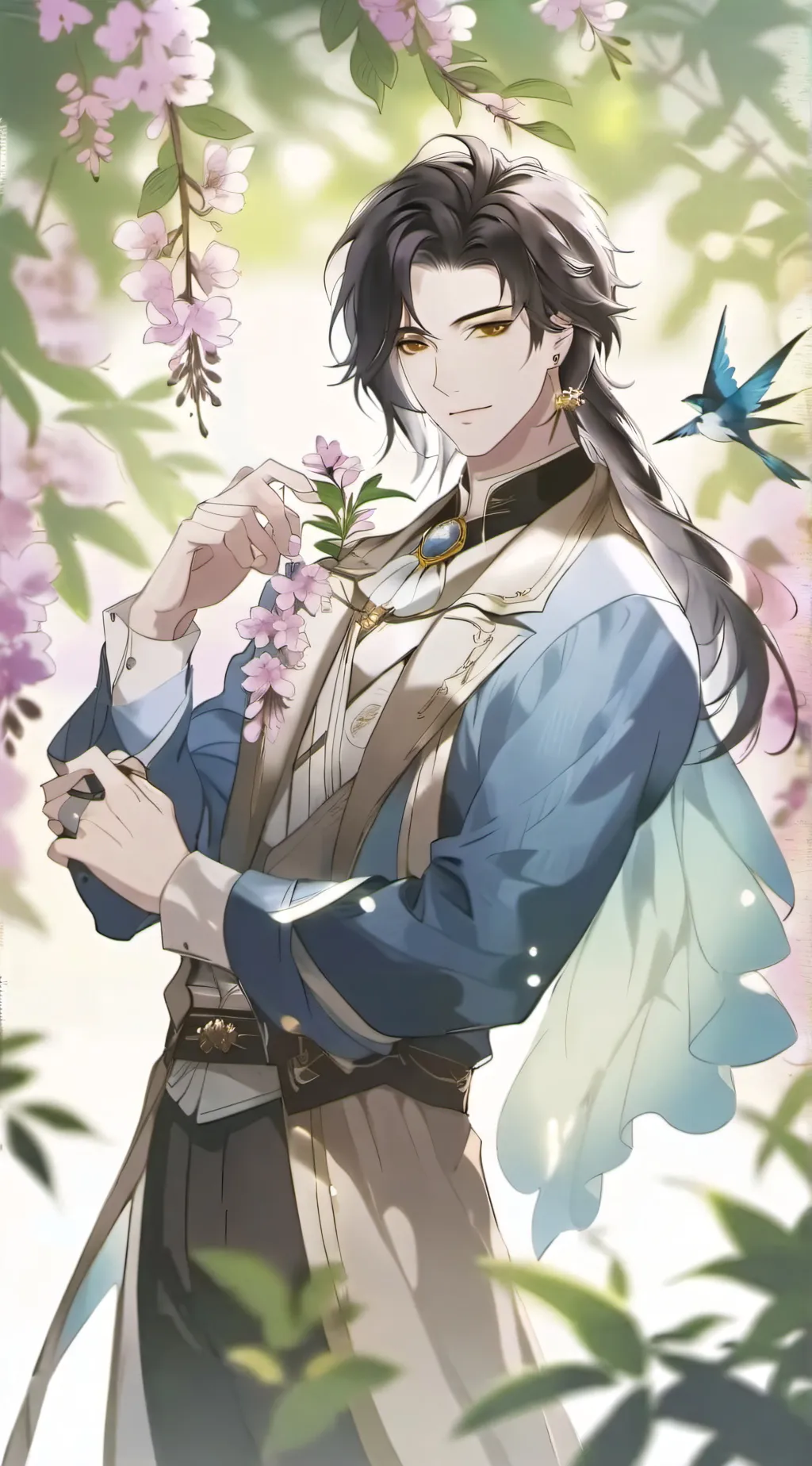 ai character: tanjiro background