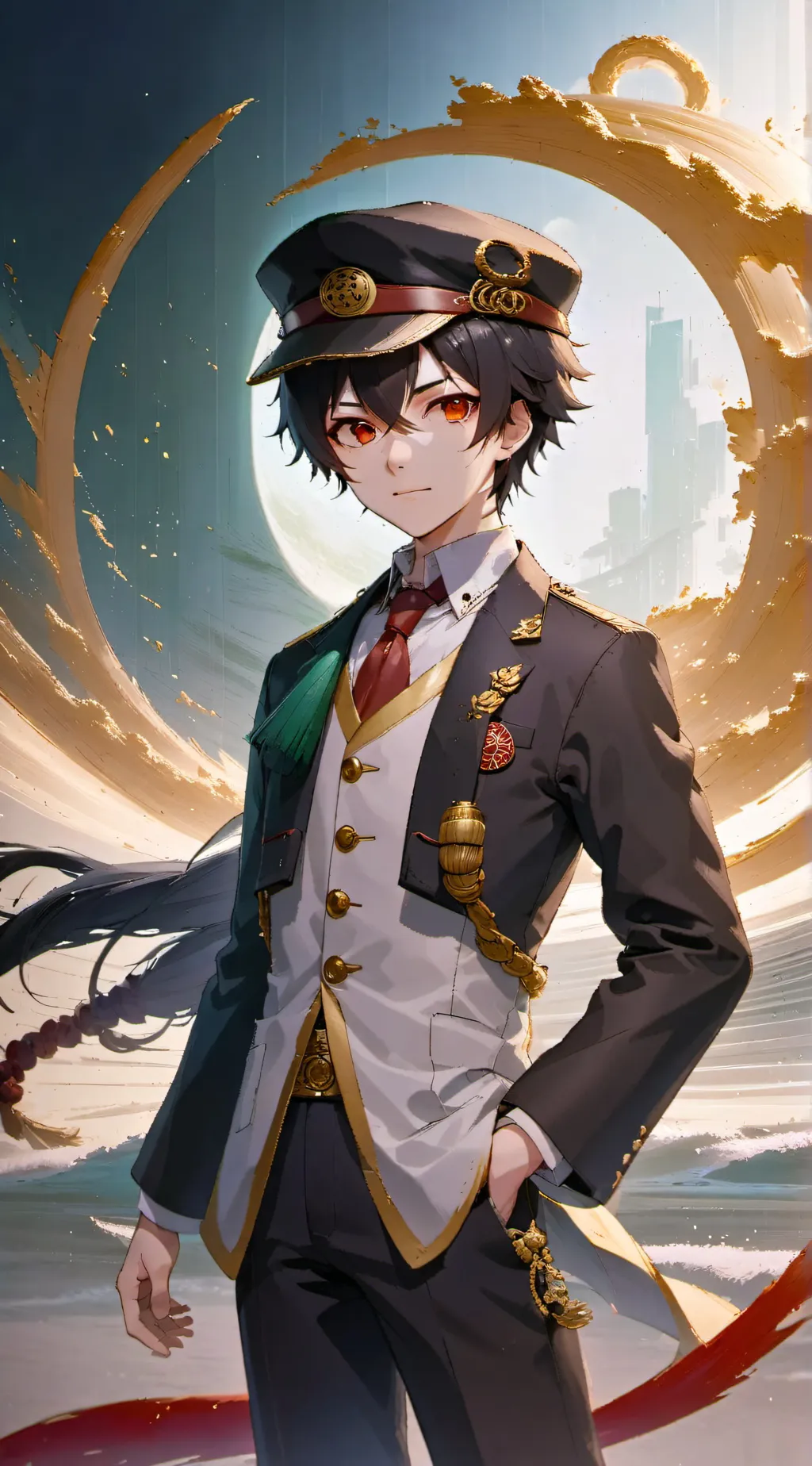 ai character: 🔴TBHK🟢 background