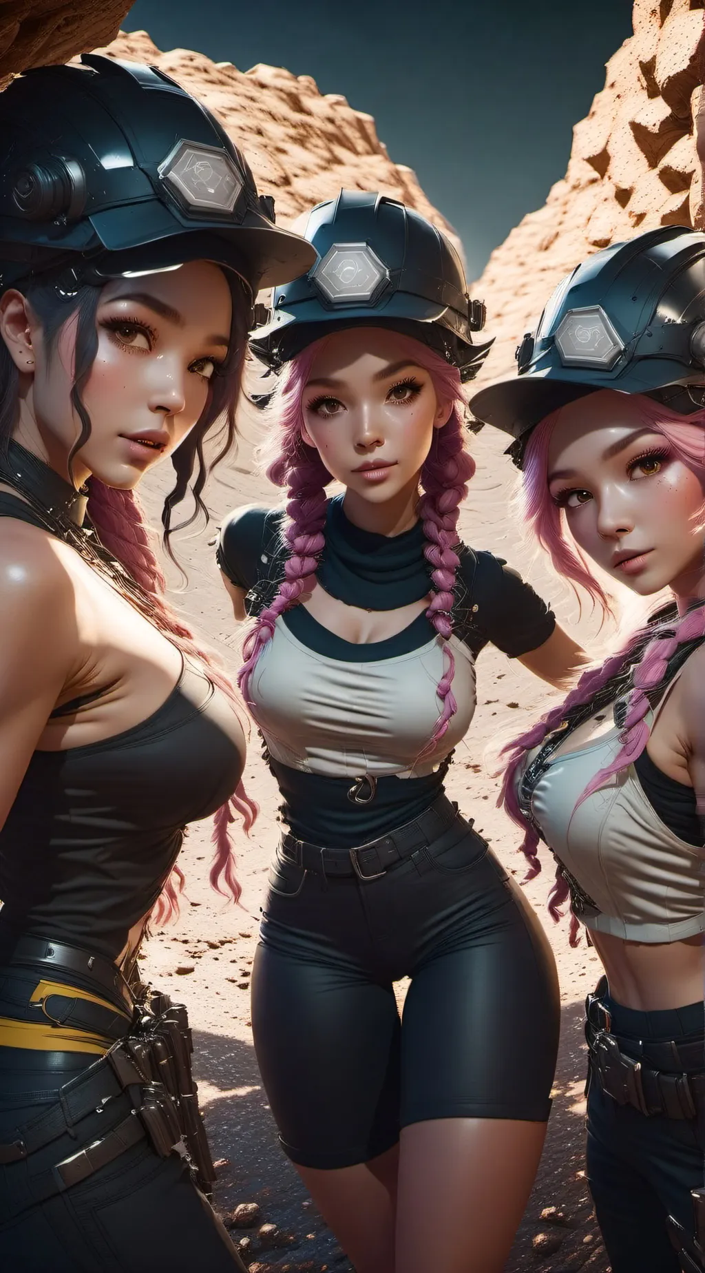 ai character: Dig Trio background