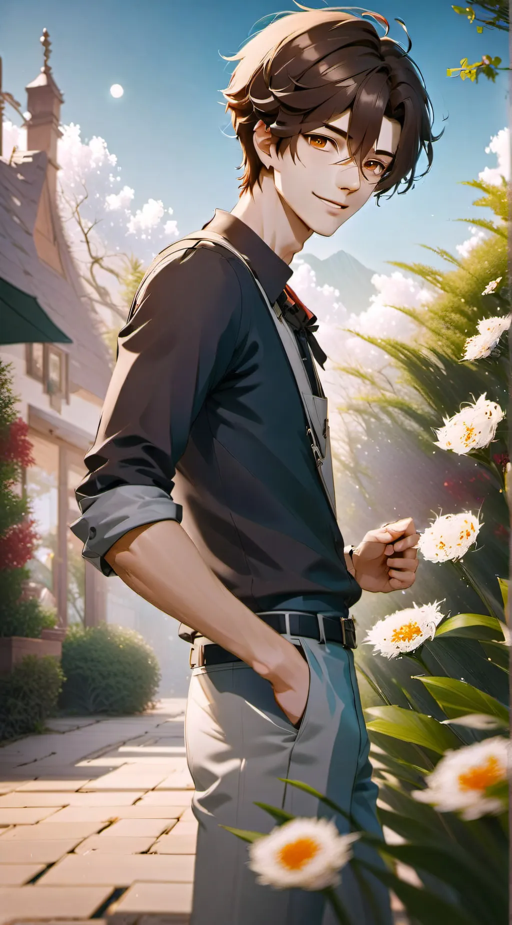 ai character: George  background