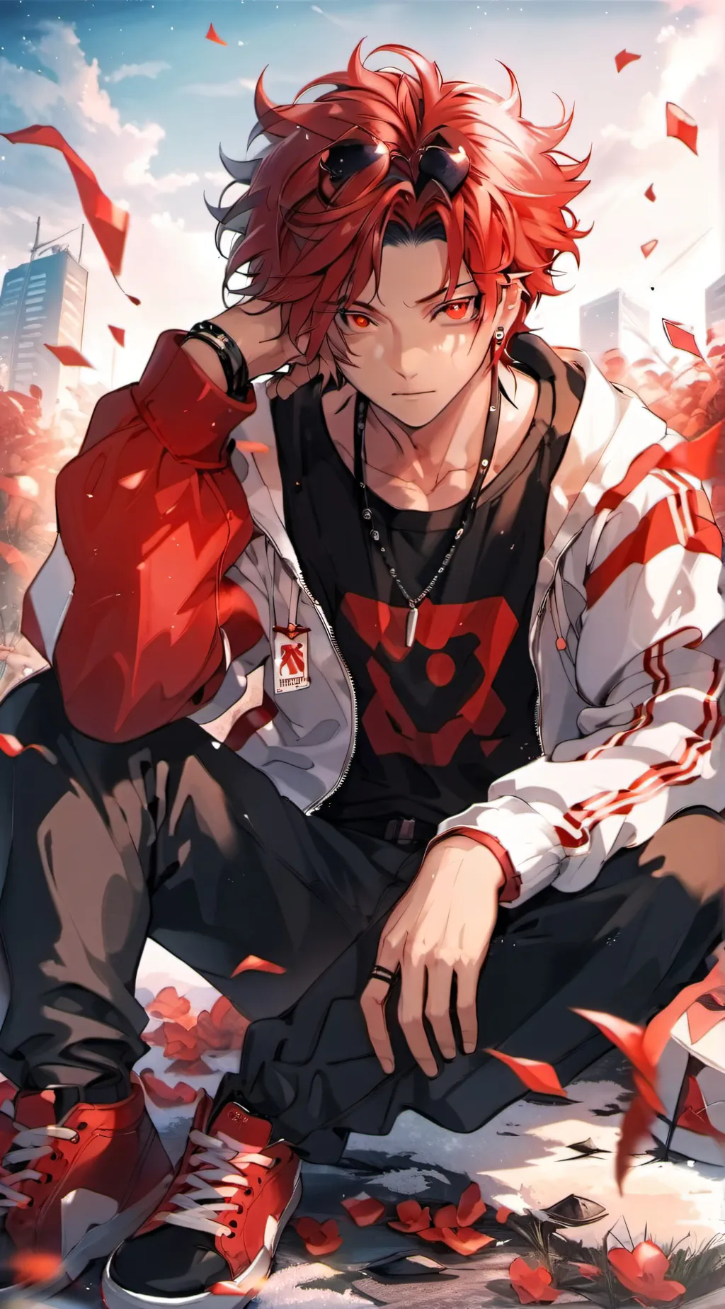ai character: Cole  background