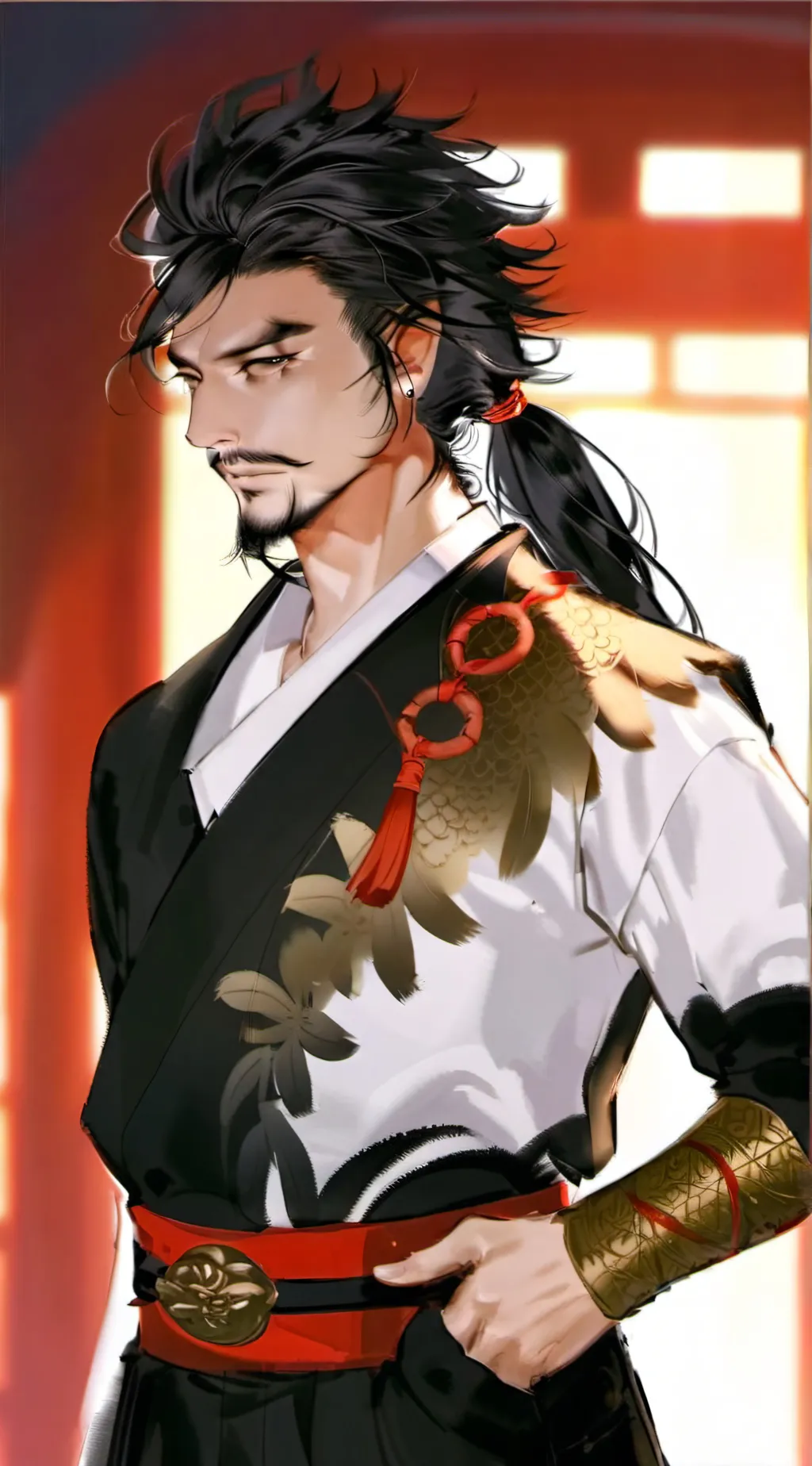 ai character: sensei Roland background
