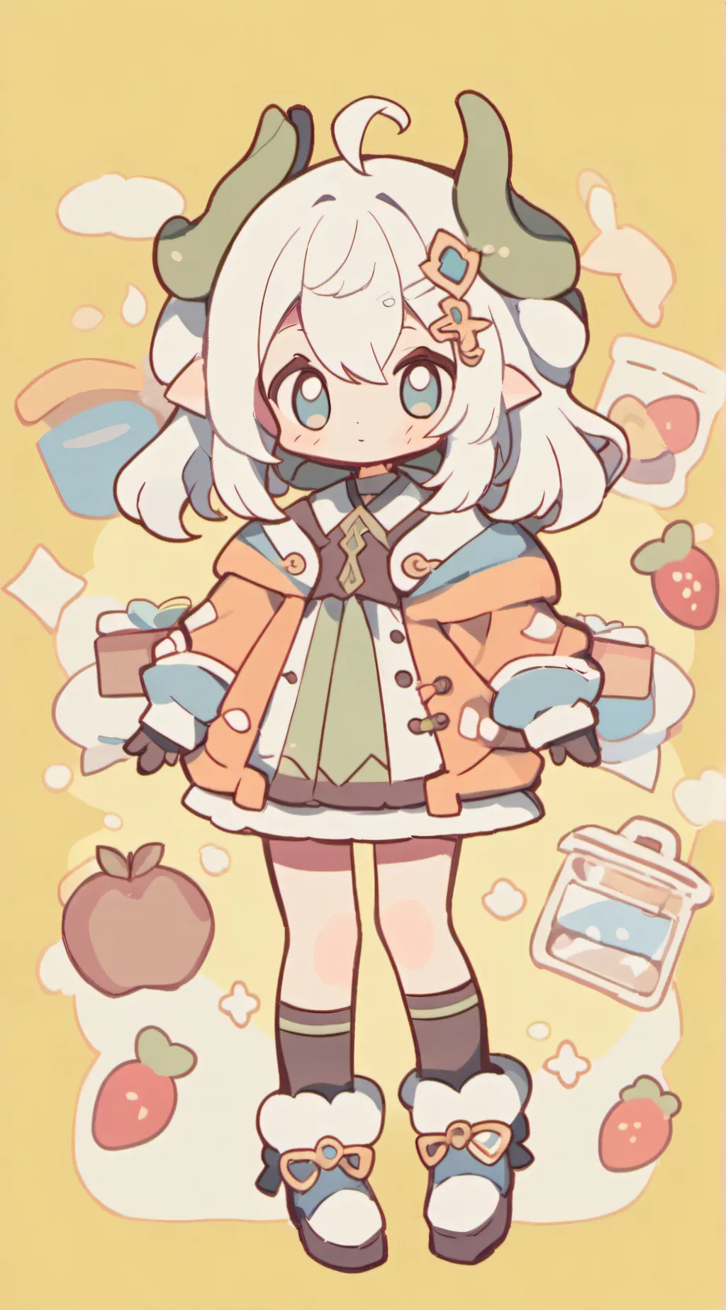 ai character: Butterfly sisters background