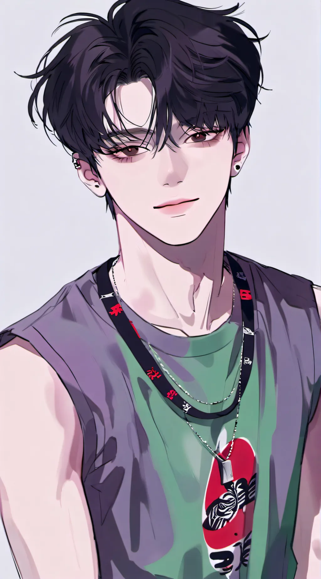 ai character: Sea background