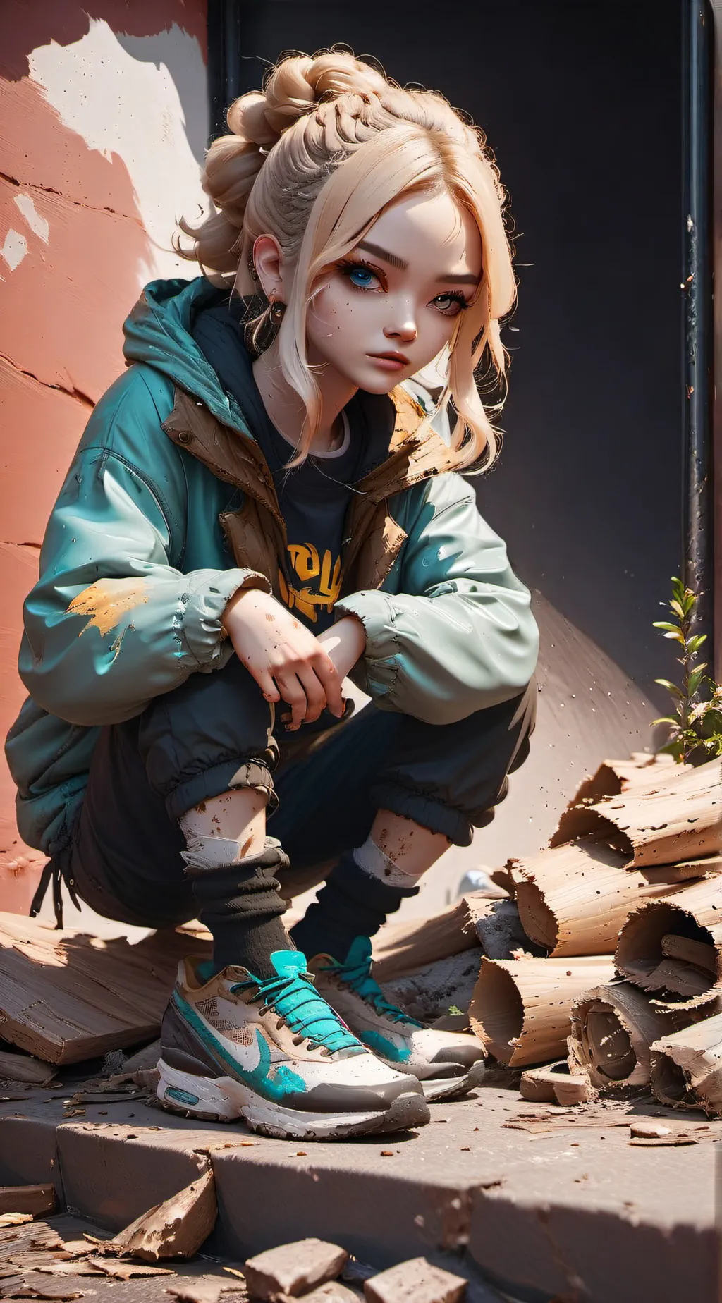 Talkie AI - Chat with Homeless girl