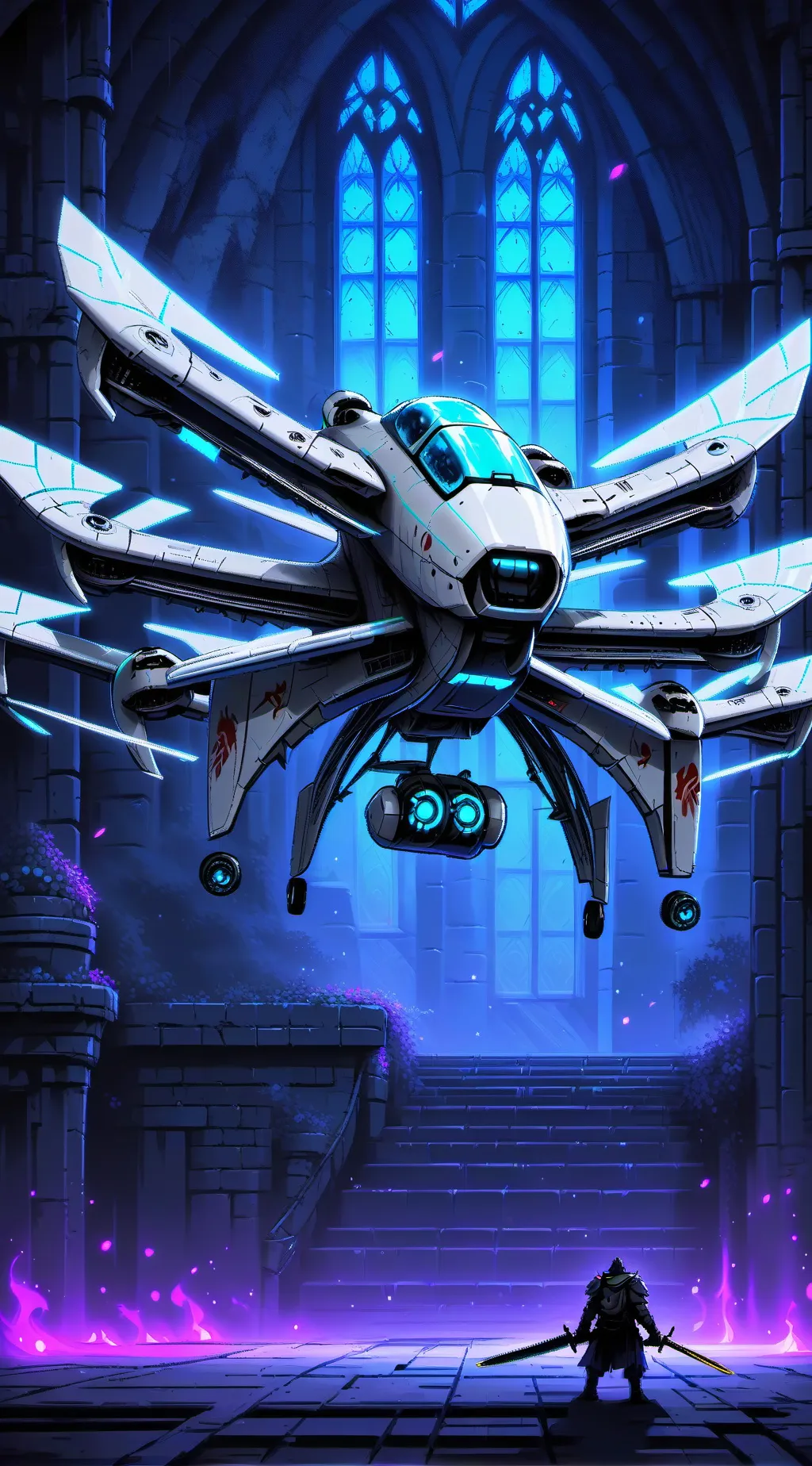 ai character: Murder drones background