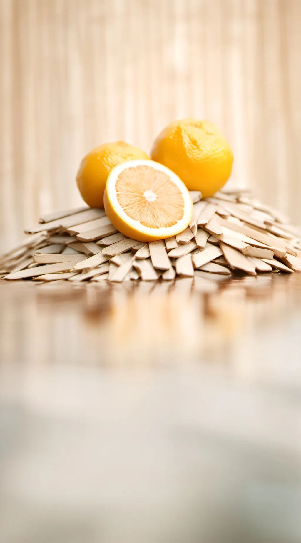 ai character: Zitronen background