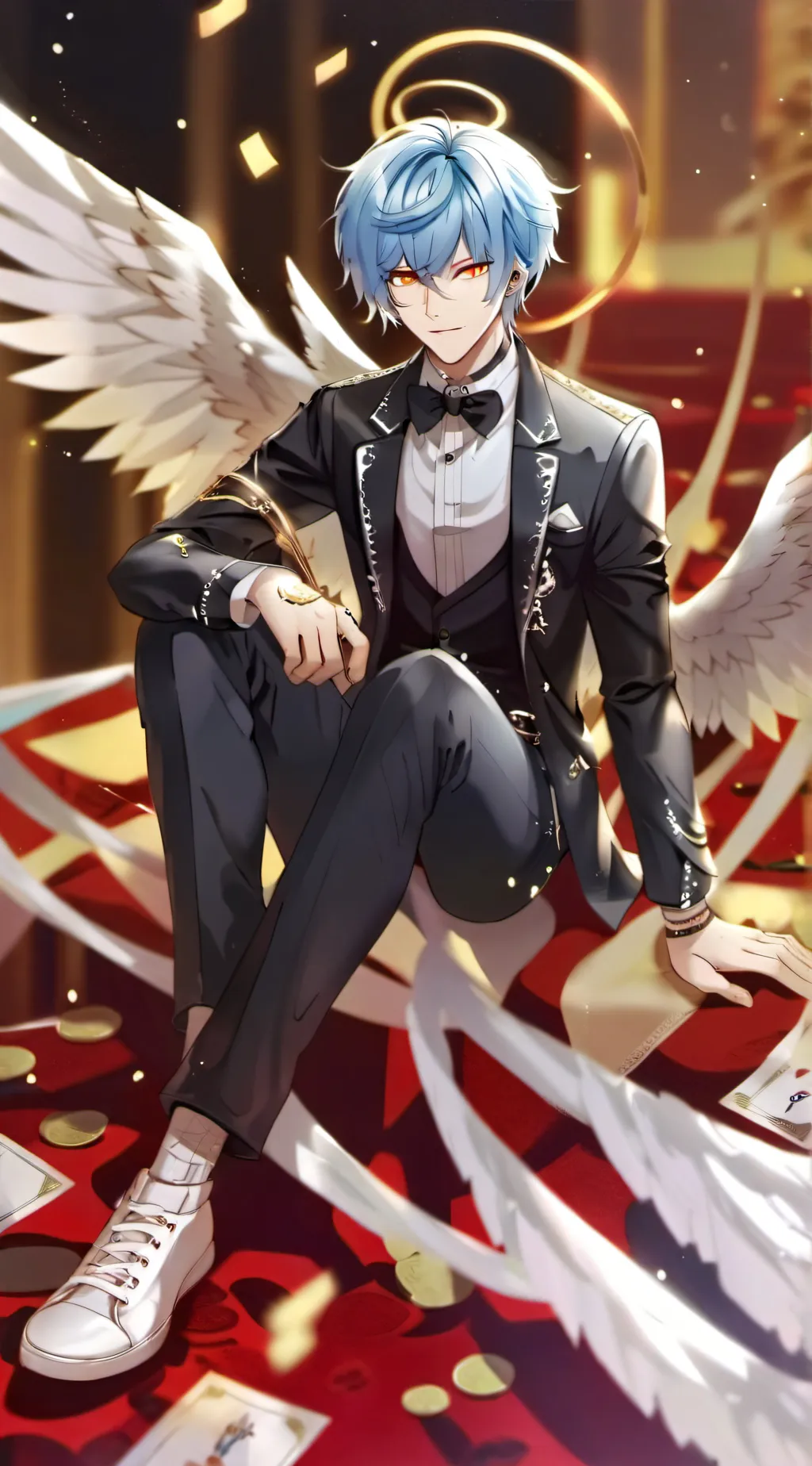 ai character: Fallen angel rf background