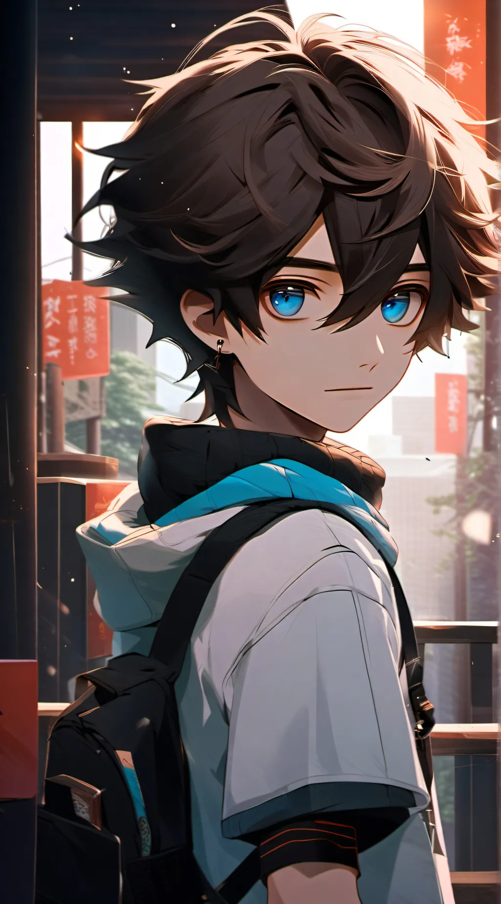 ai character: Lucas background