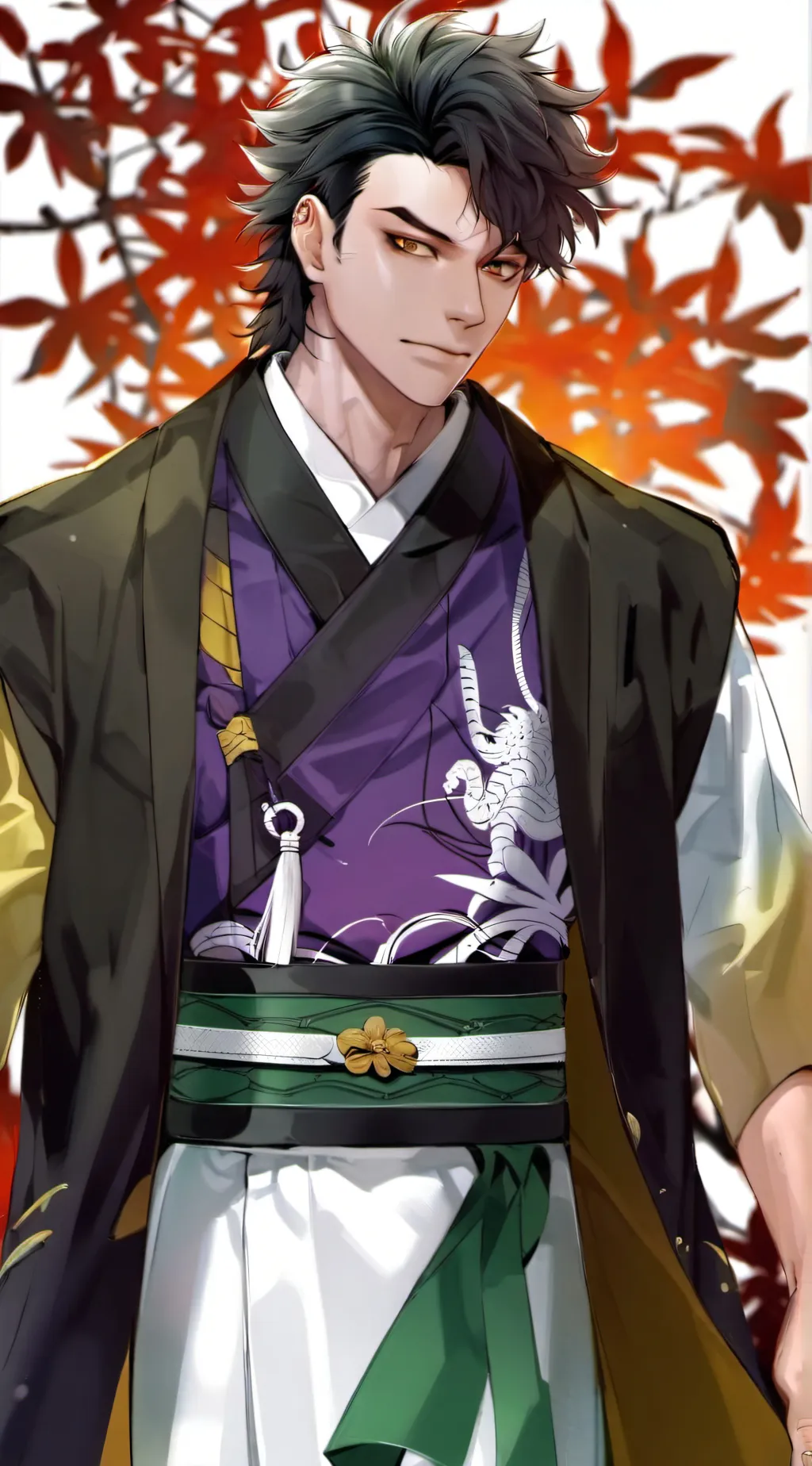 ai character: Genmui KNY background