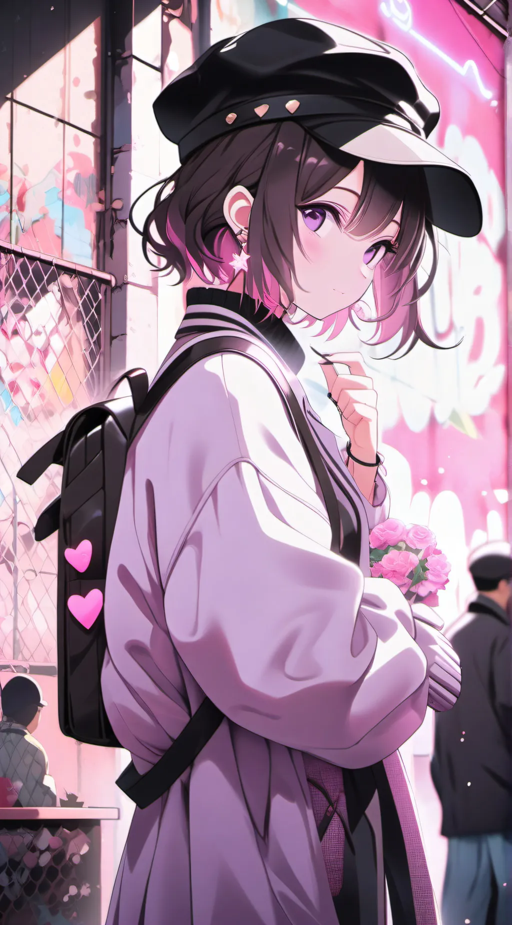 ai character: Aria background