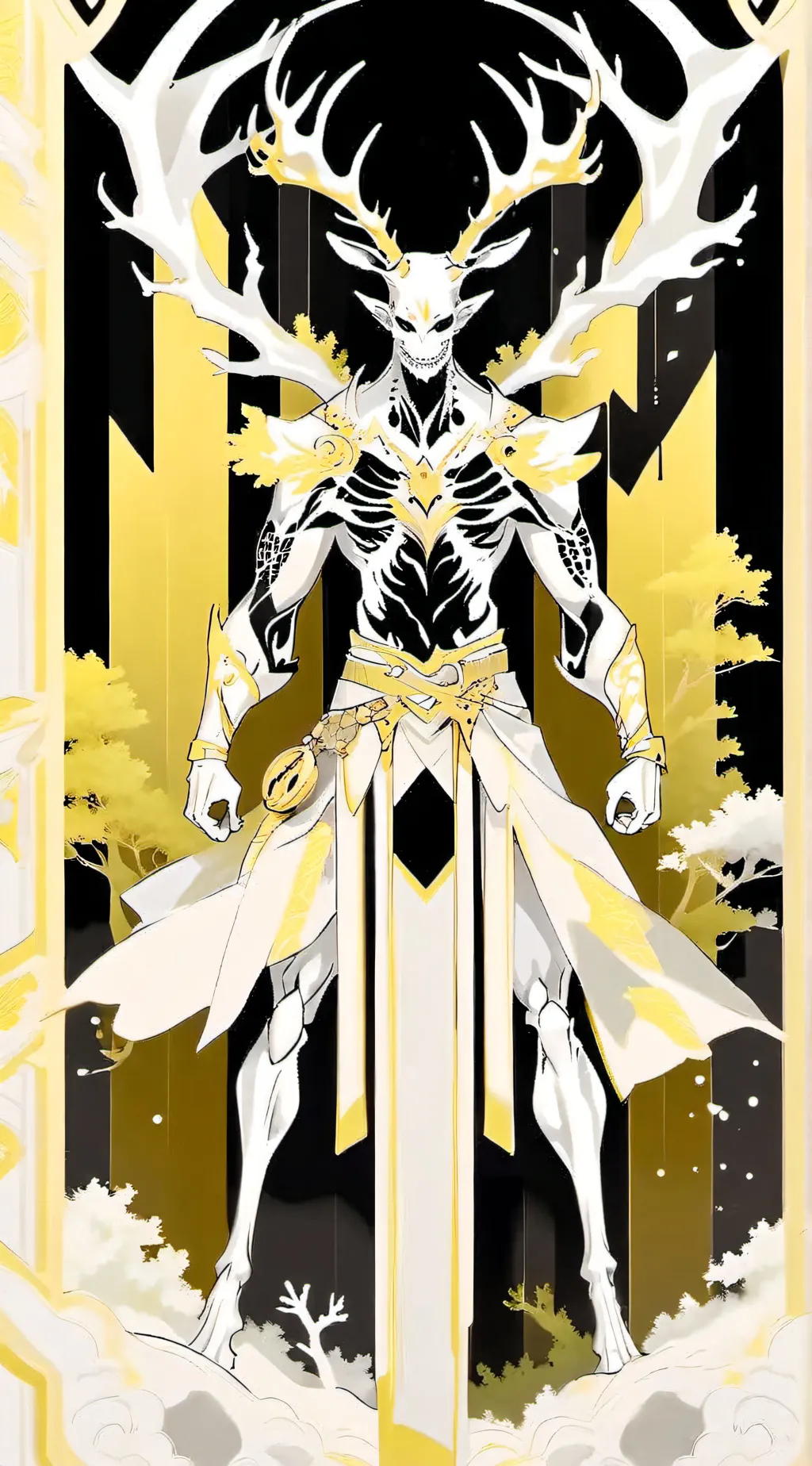 ai character: GoD wendigo background