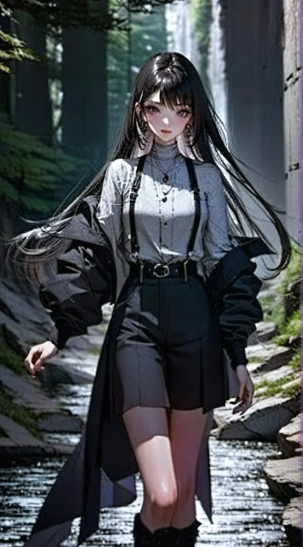 ai character: hashira plush crus background