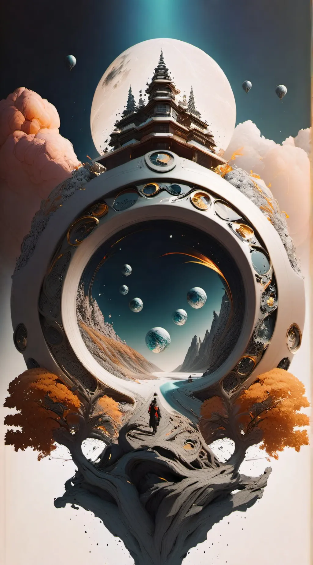ai character: infinity background