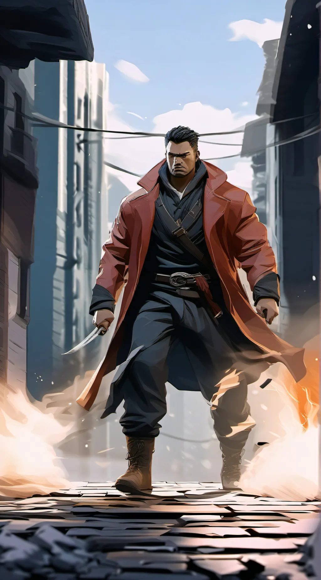 ai character: anger background