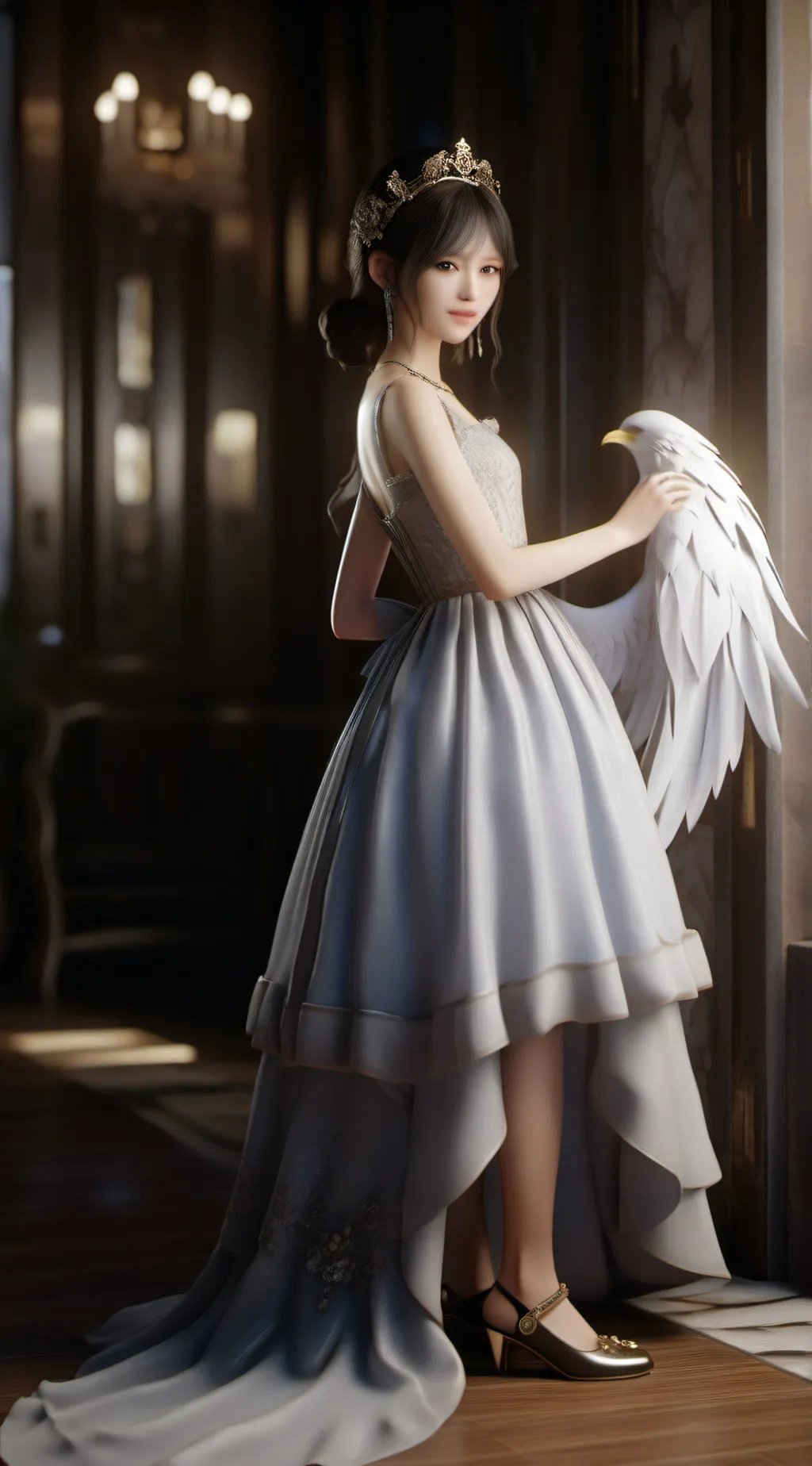 ai character: Serenity background