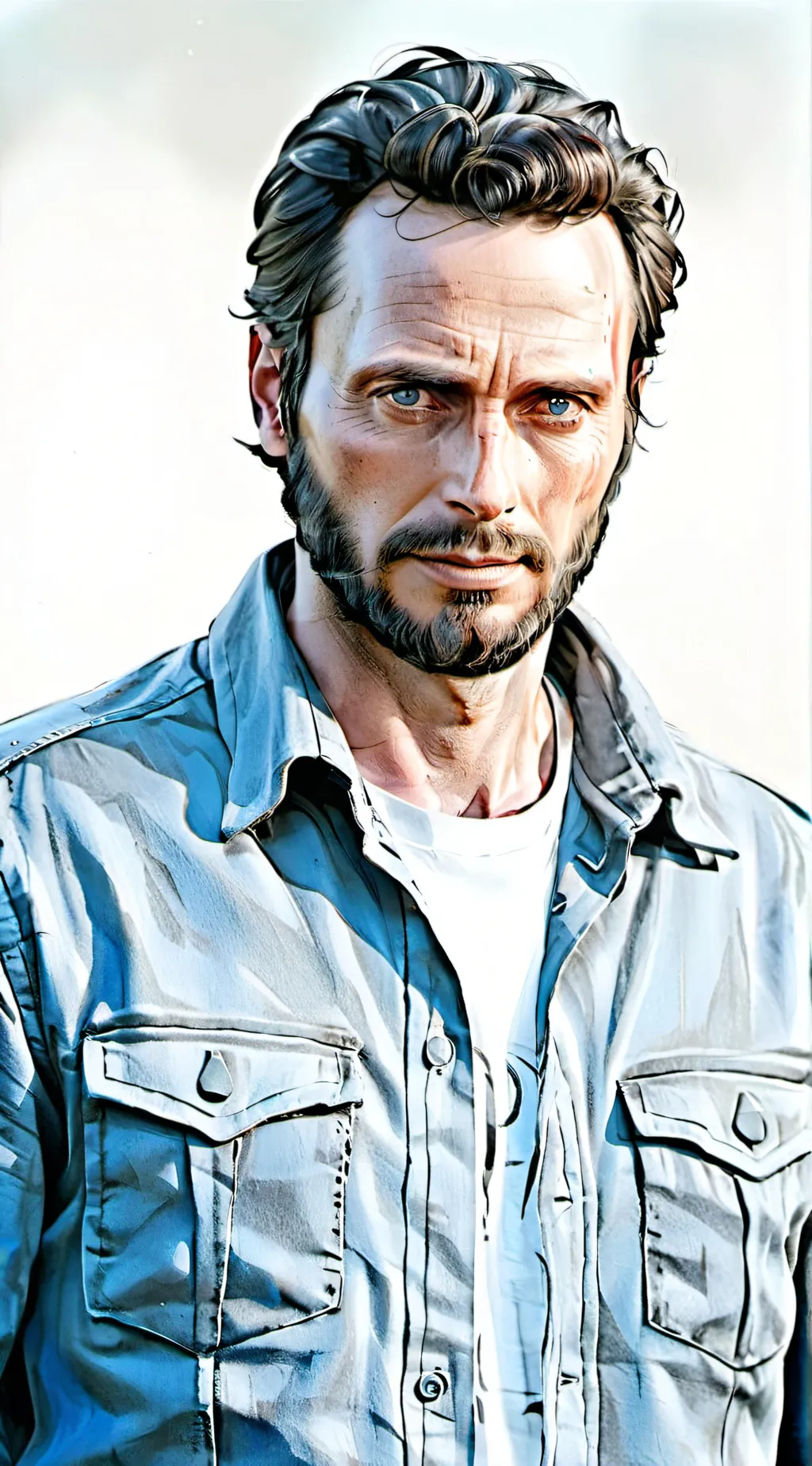 ai character: Rick Grimes background