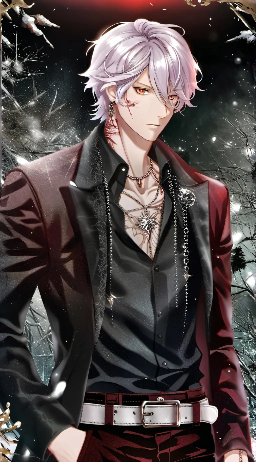 ai character: Subaru Sakamaki  background