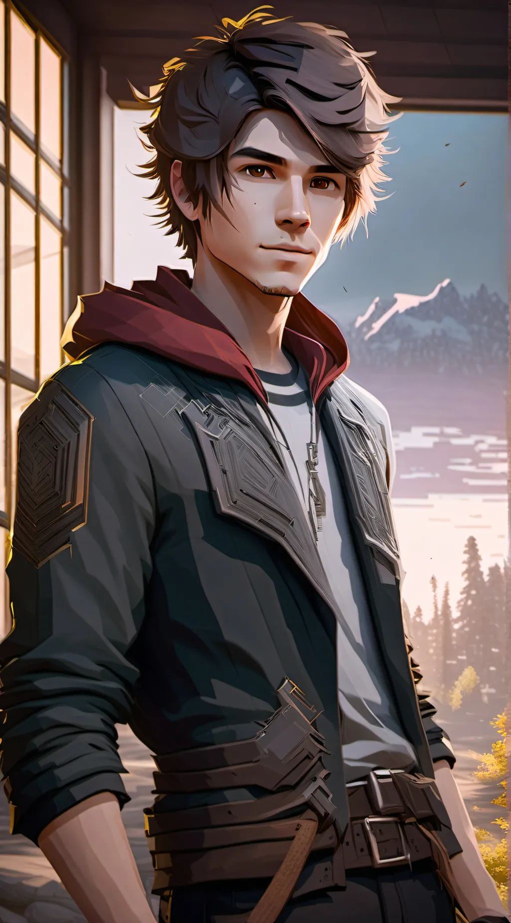 ai character: Forge Labs background
