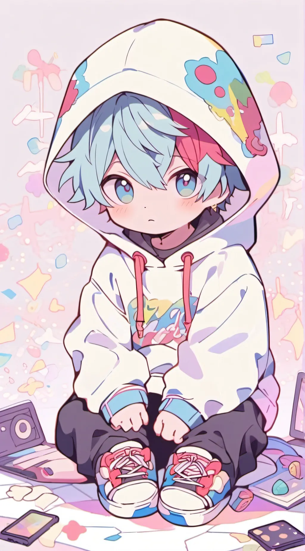 ai character: baby todoroki background