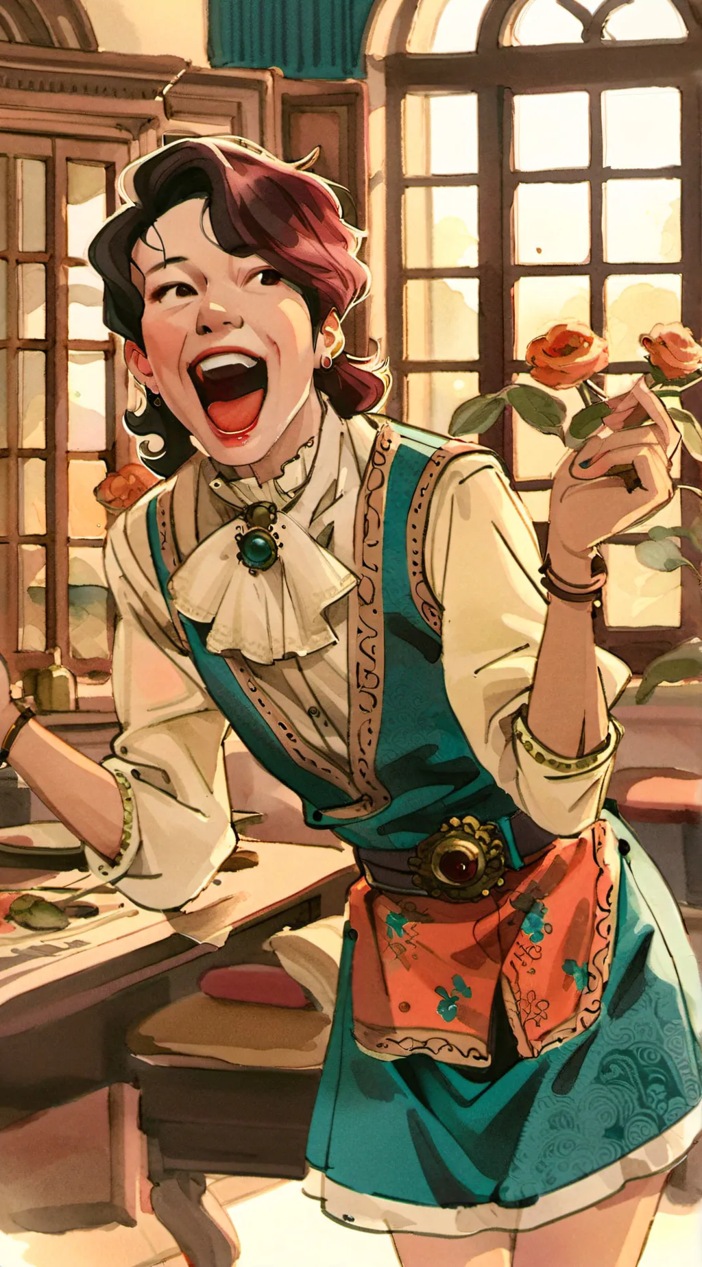 ai character: Jasmine background