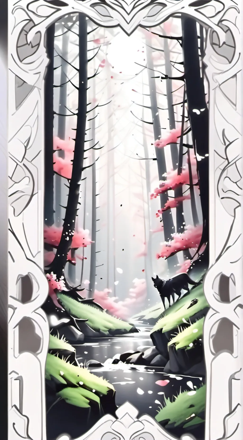 ai character: [ deer nanny ] background