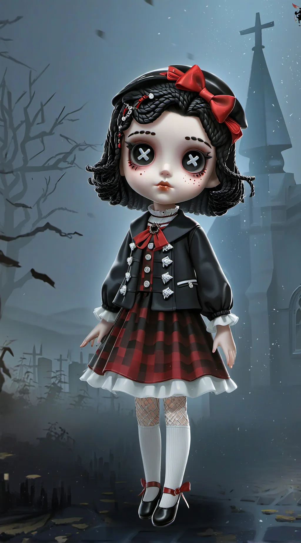 ai character: andrea  background