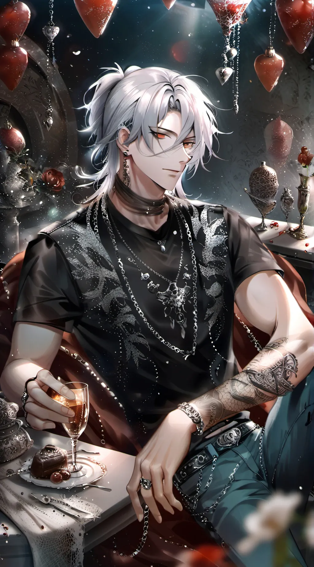 ai character: Lucien Snow  background