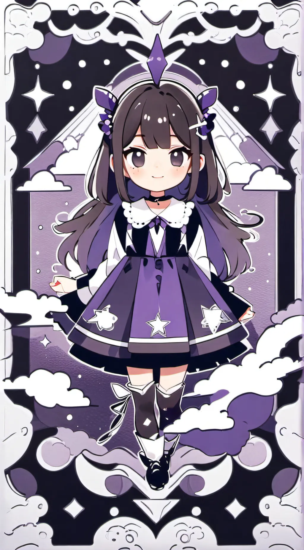 ai character: Star🌸 background