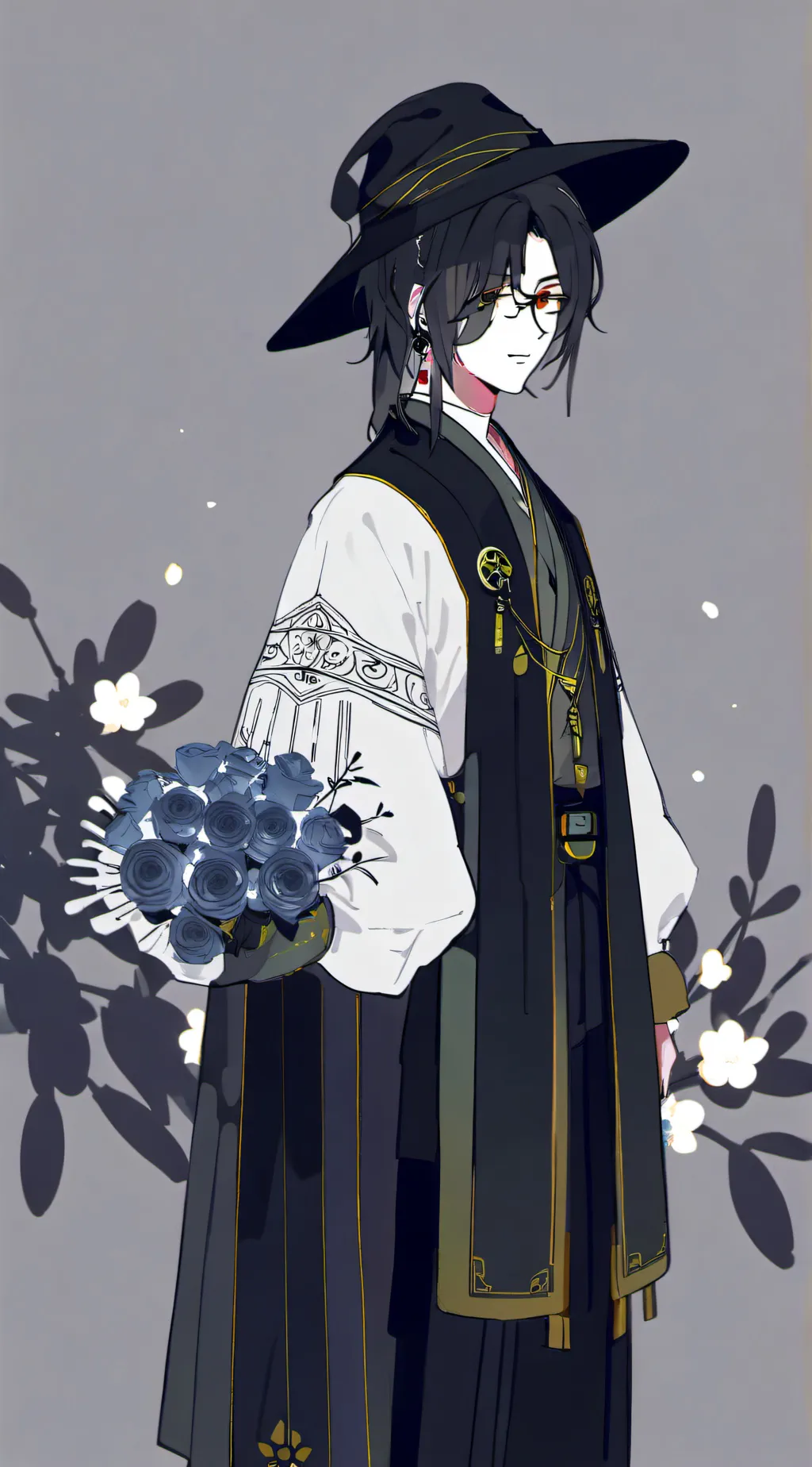 ai character: Past Woods background
