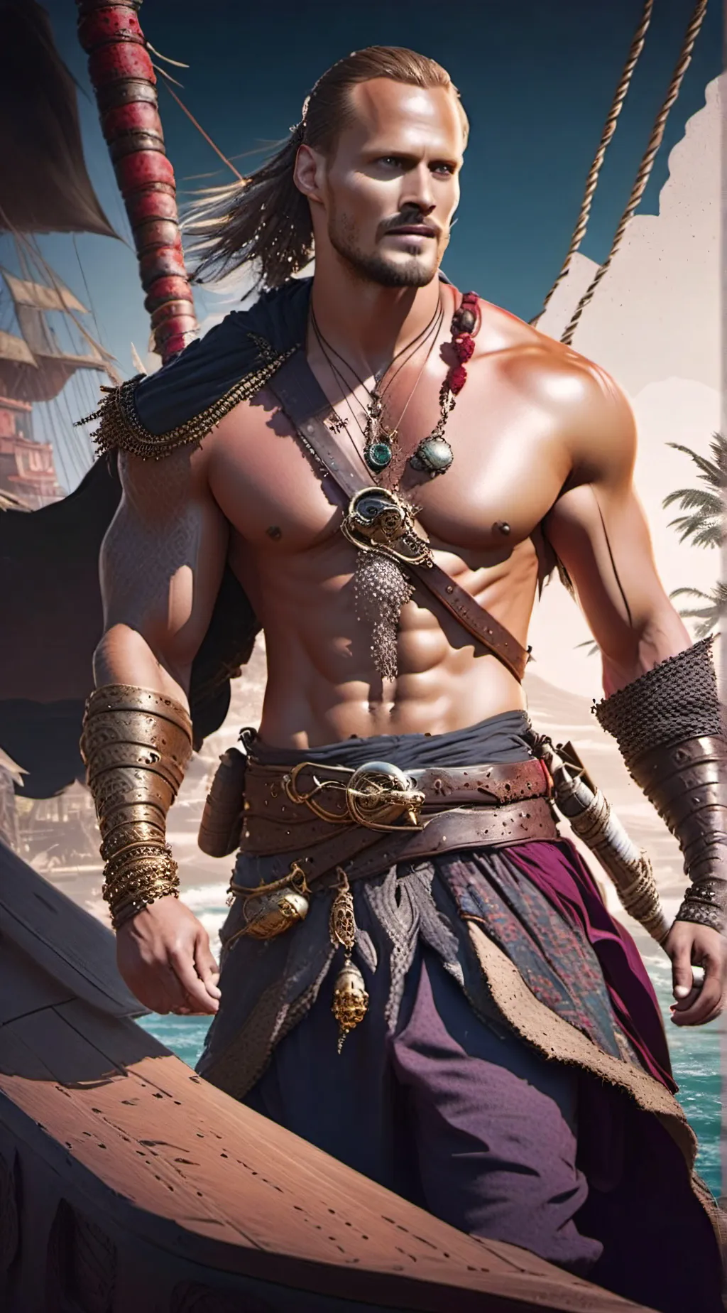 ai character: Sinbad background