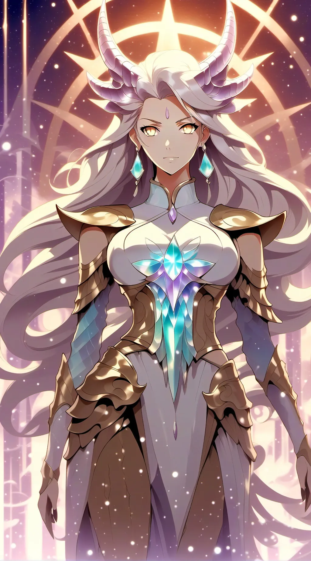 ai character: queen Nima background
