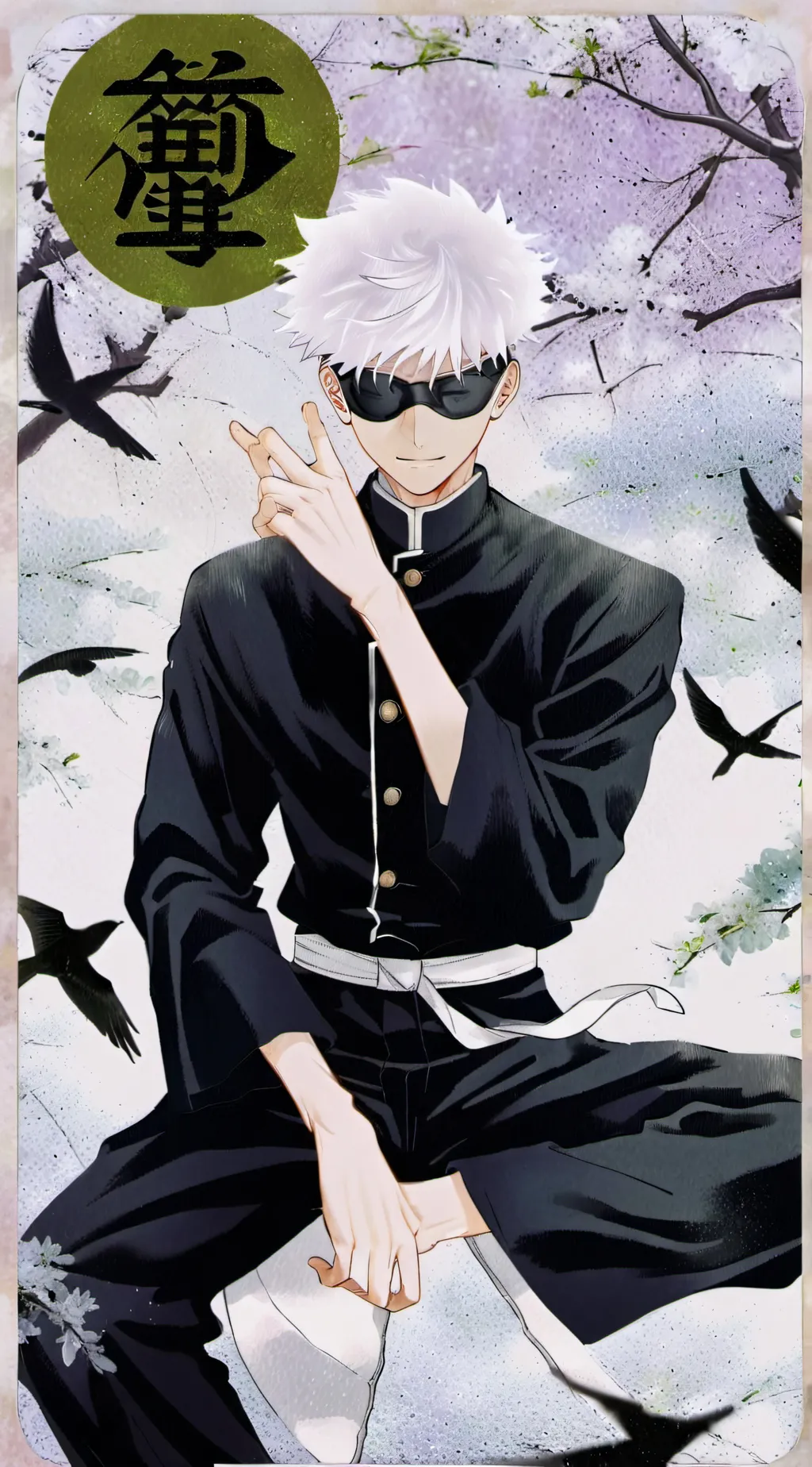 ai character: gojo background