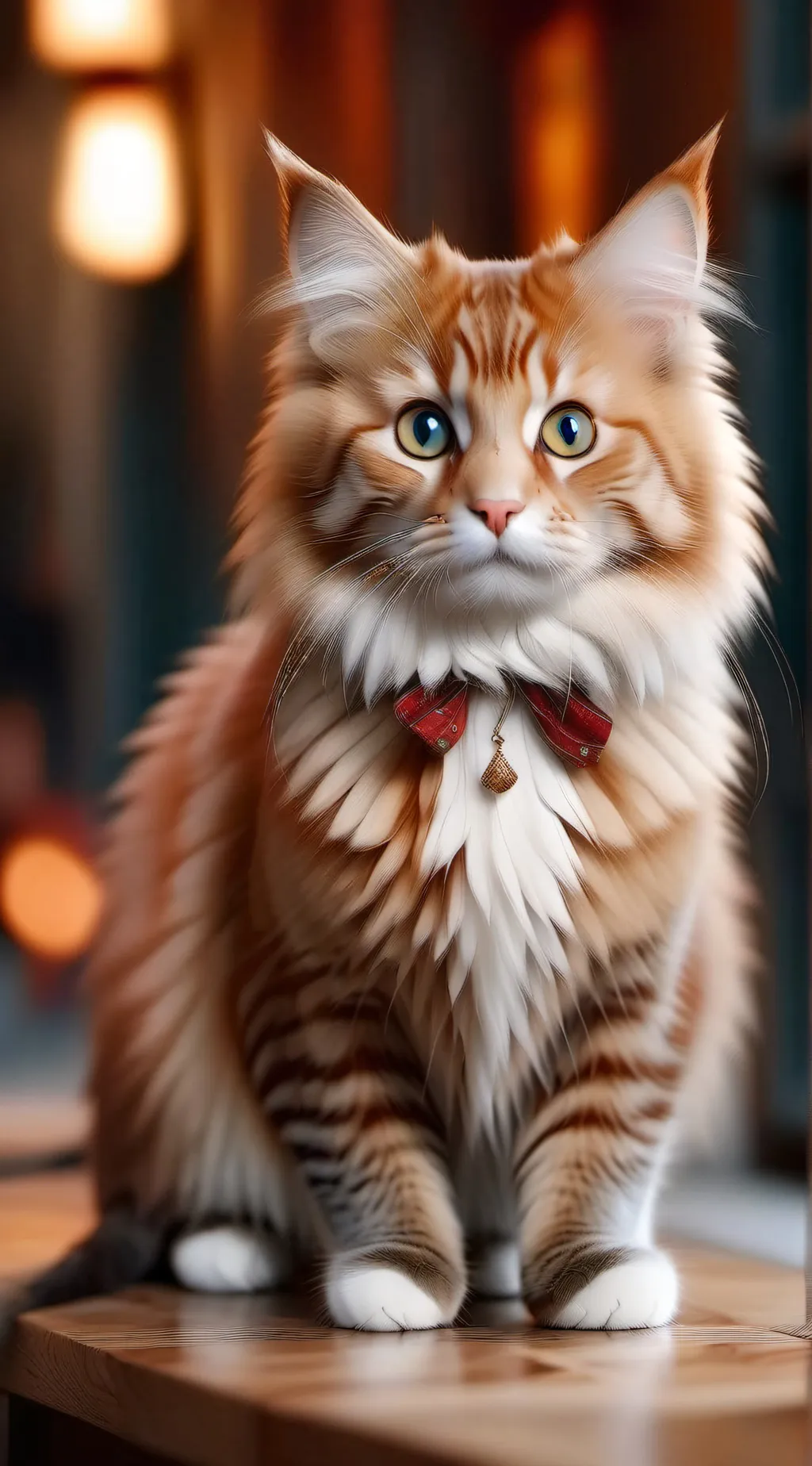 ai character: Cat background