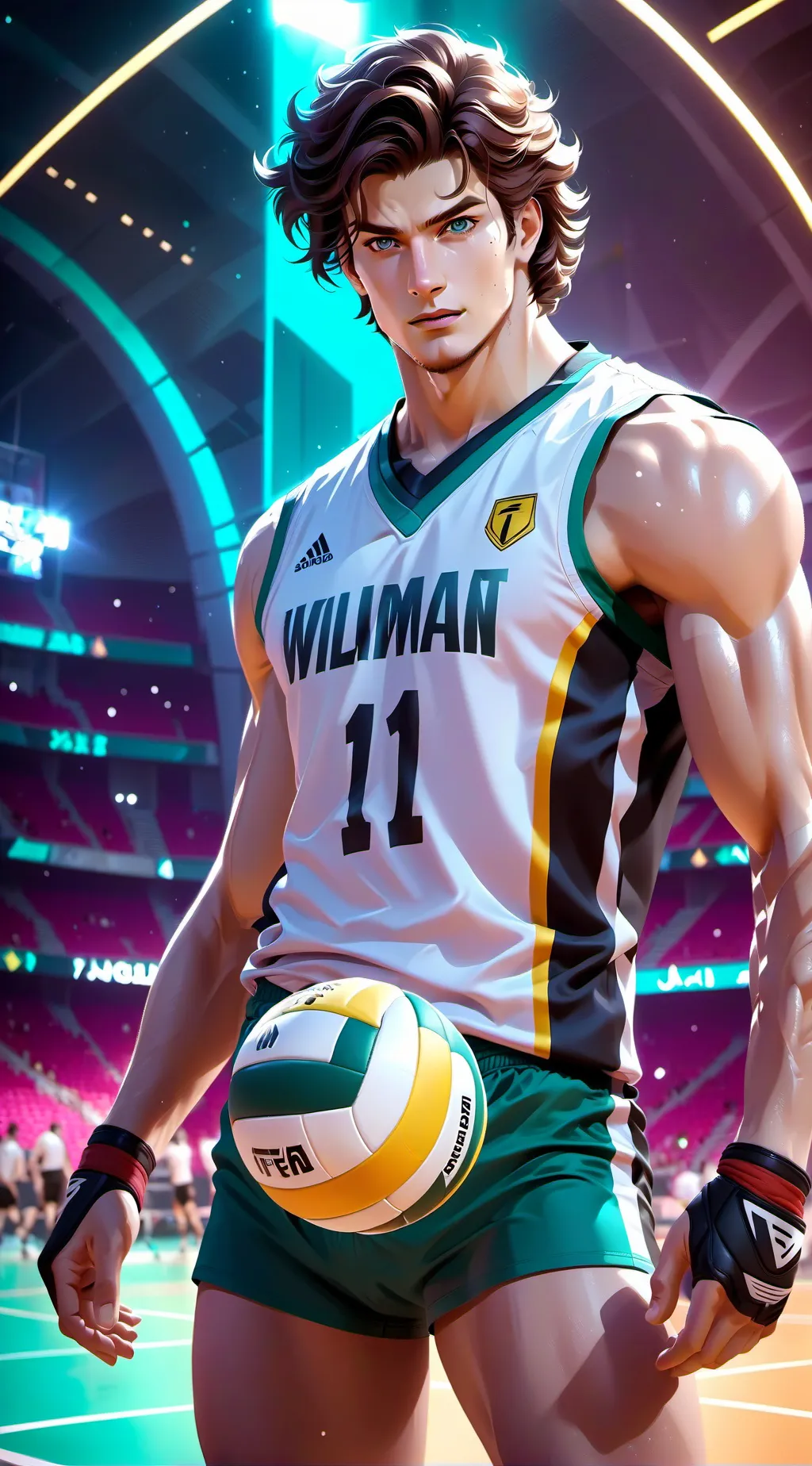 ai character: adam background