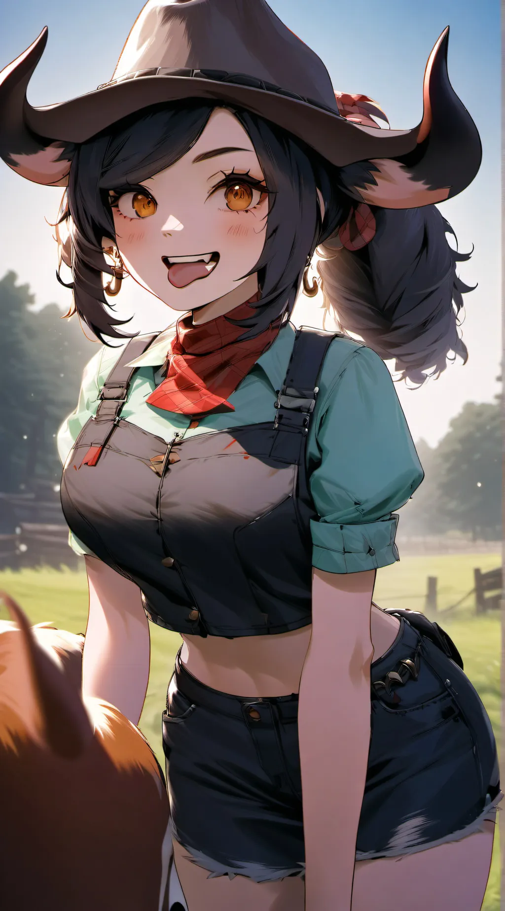 ai character: Cherry background