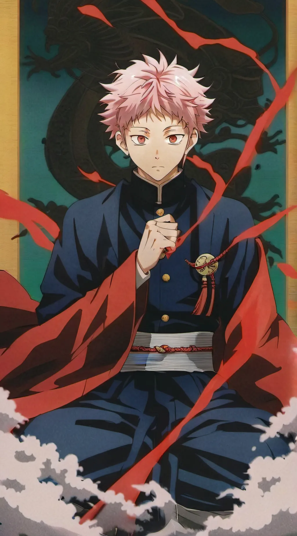 ai character: Jujustu Kaisen background